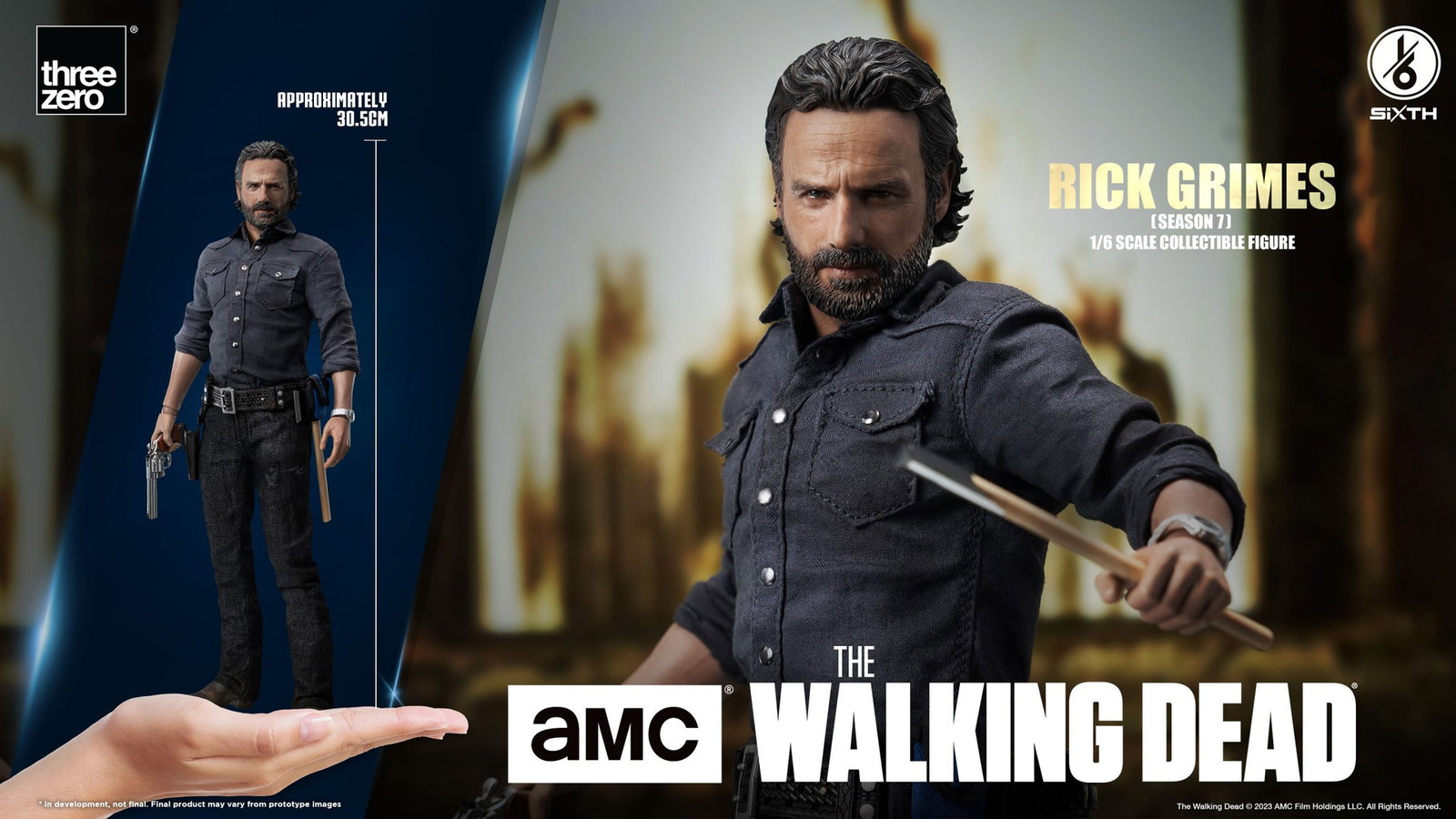 The Walking Dead 1/6 Rick Grimes (Season 7) image 2