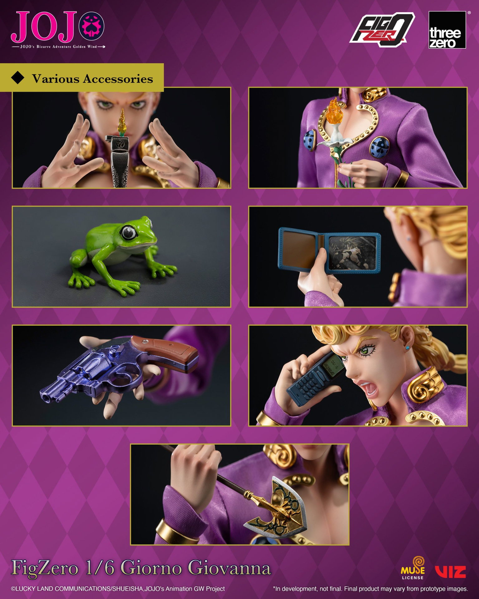 JOJO's Bizarre Adventure: Golden Wind FigZero 1/6 Giorno Giovanna image 3