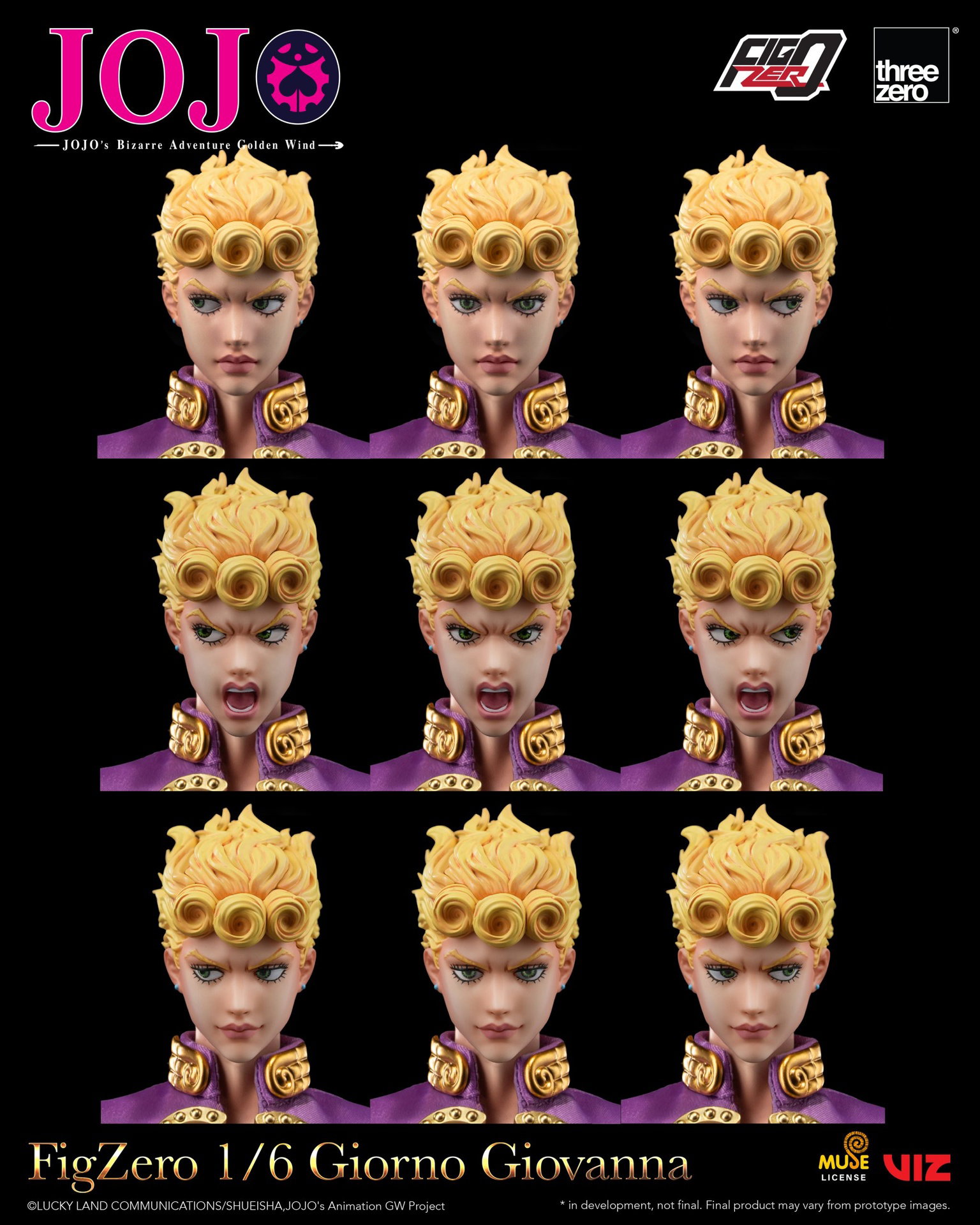JOJO's Bizarre Adventure: Golden Wind FigZero 1/6 Giorno Giovanna image 7