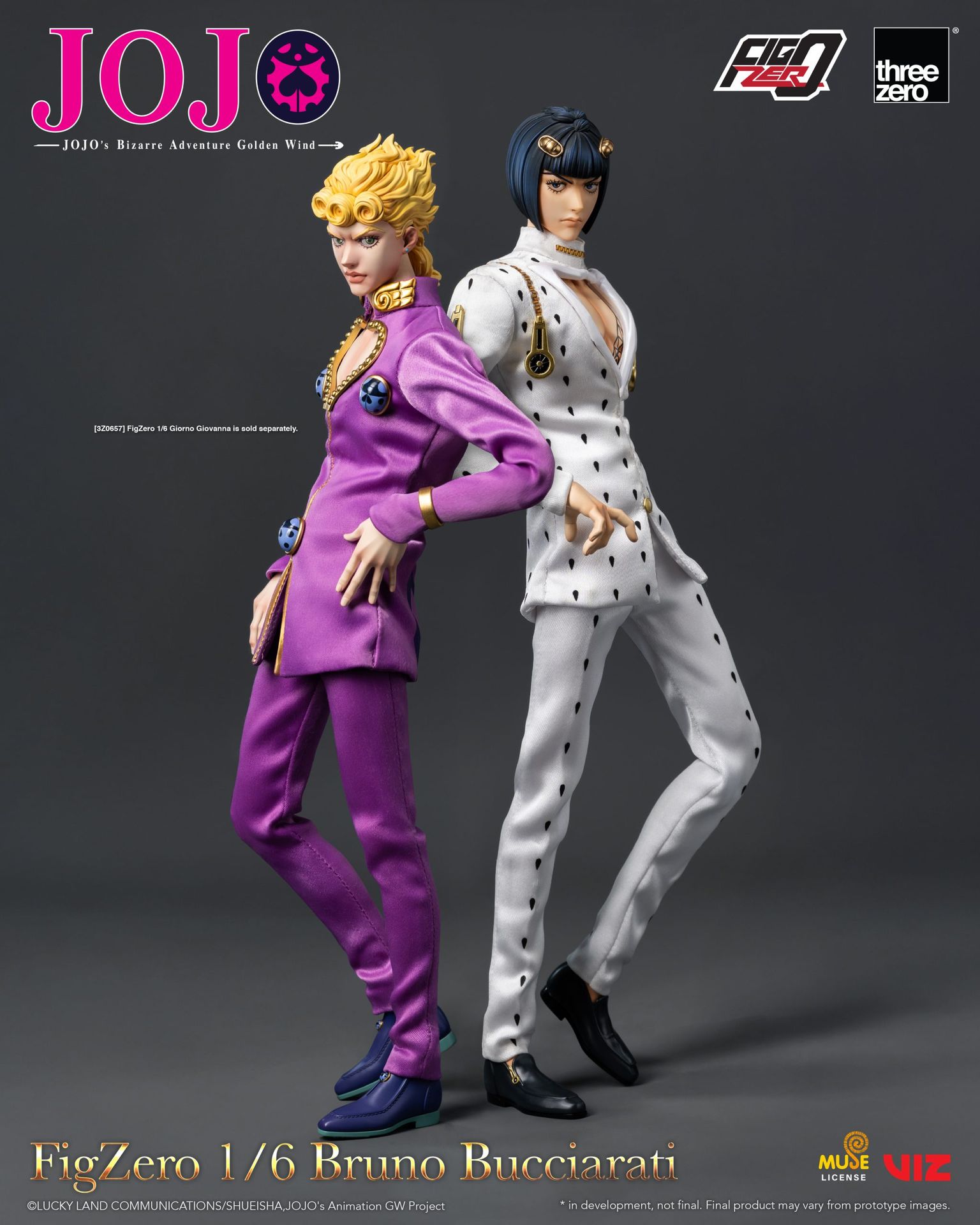 JOJO's Bizarre Adventure Golden Wind FigZero 1/6 Bruno Bucciarati image 2