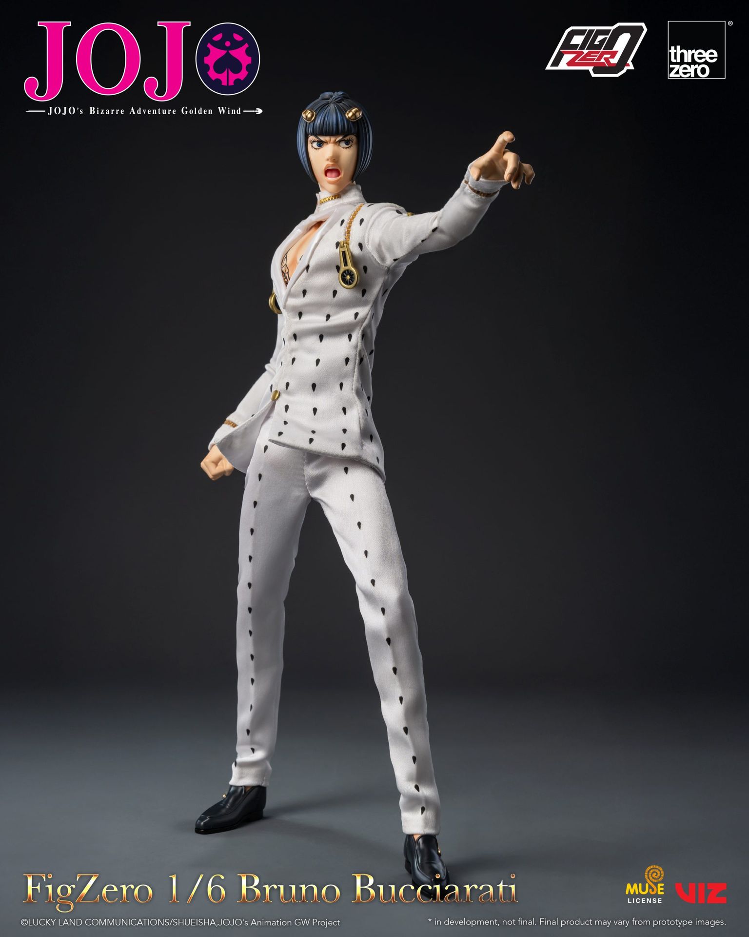 JOJO's Bizarre Adventure Golden Wind FigZero 1/6 Bruno Bucciarati image 4