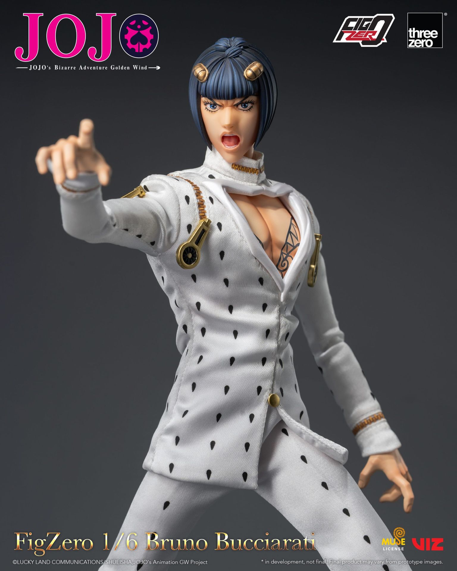 JOJO's Bizarre Adventure Golden Wind FigZero 1/6 Bruno Bucciarati image 6