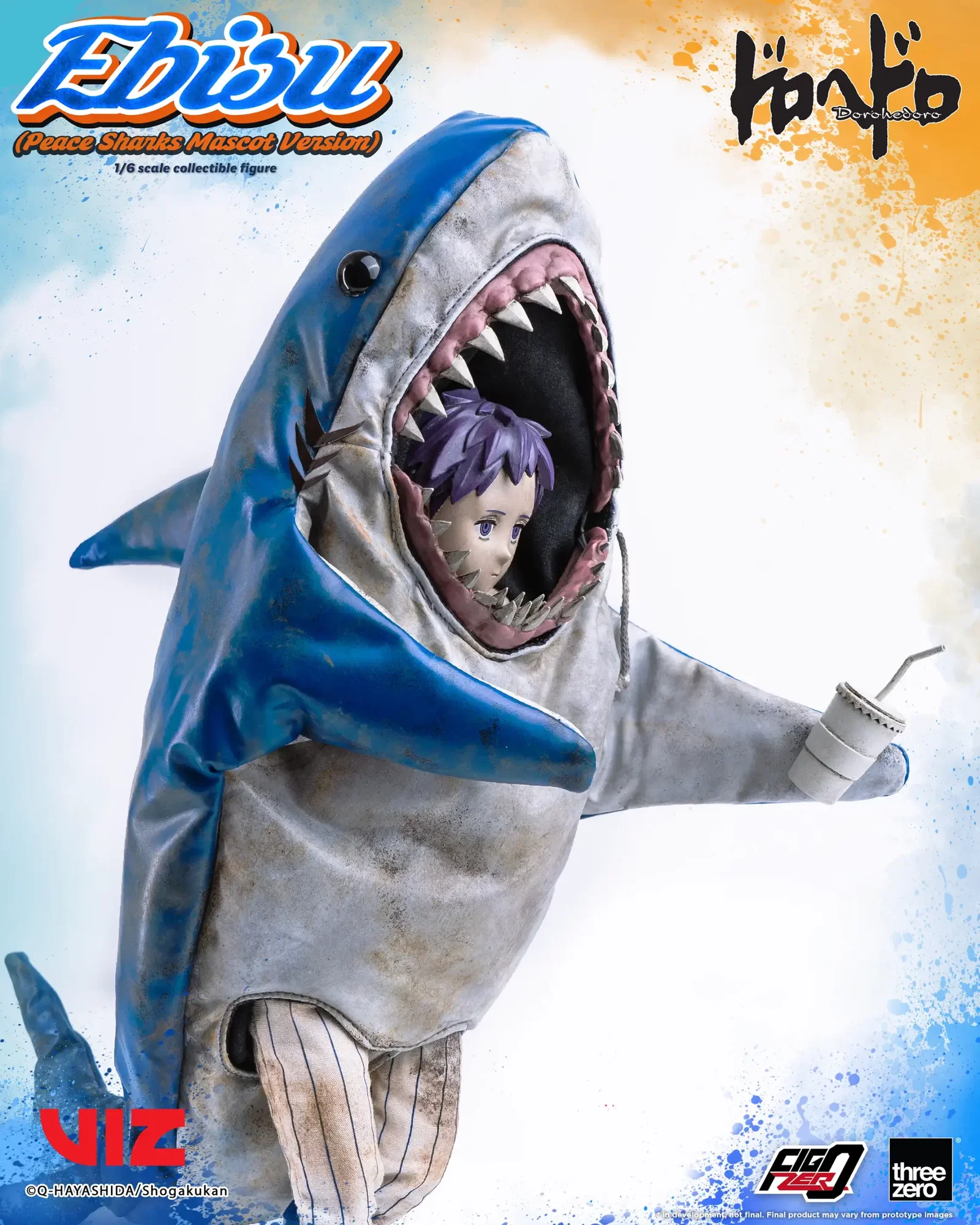 Dorohedoro FigZero Ebisu (Peace Sharks Mascot Version) image 7