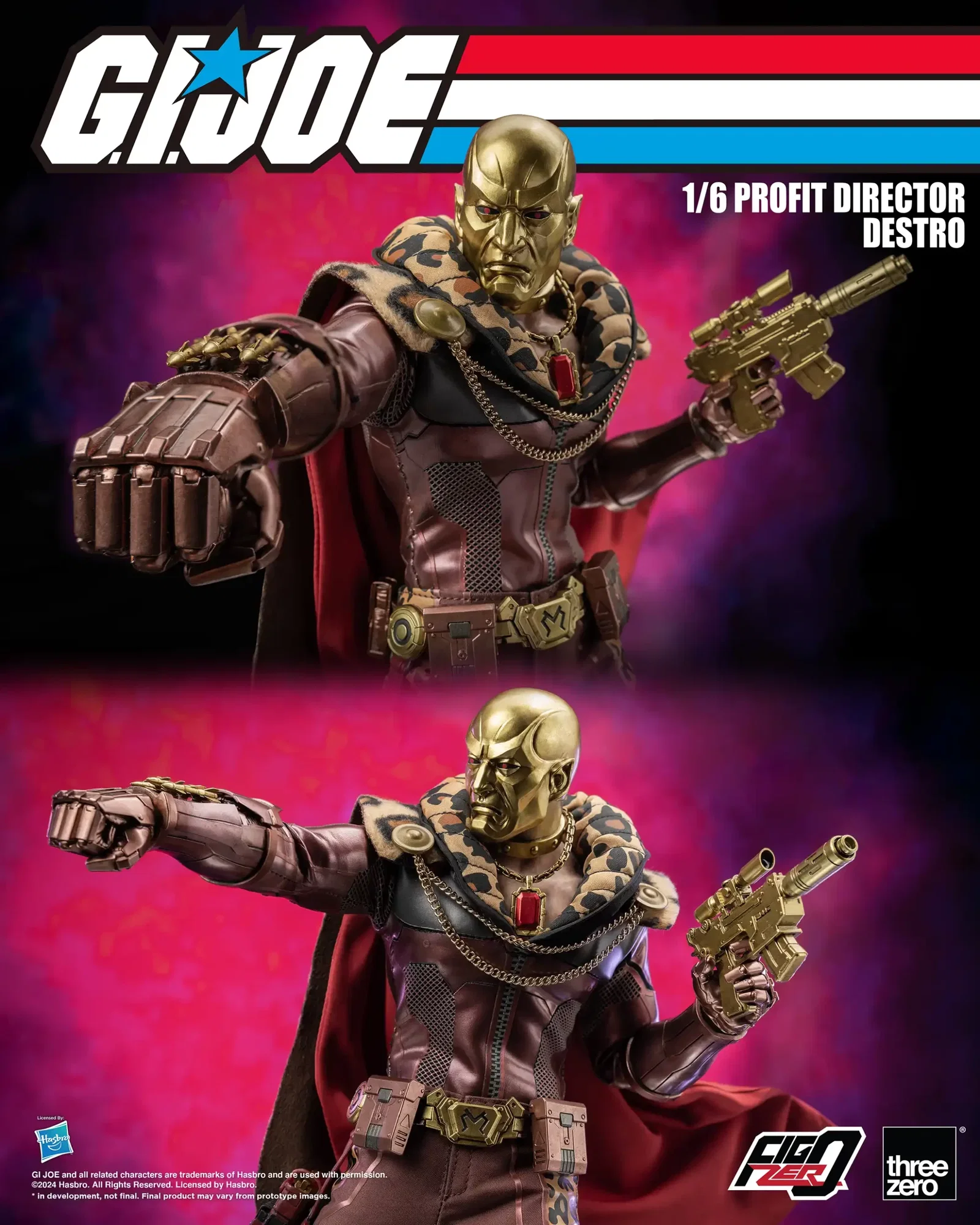 G.I. Joe FigZero 1/6 Profit Director Destro image 4