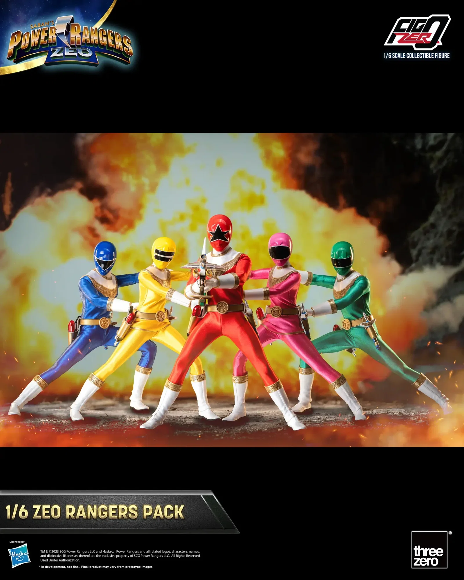 Power Rangers Zeo FigZero 1/6 Zeo Power Rangers Pack image 10