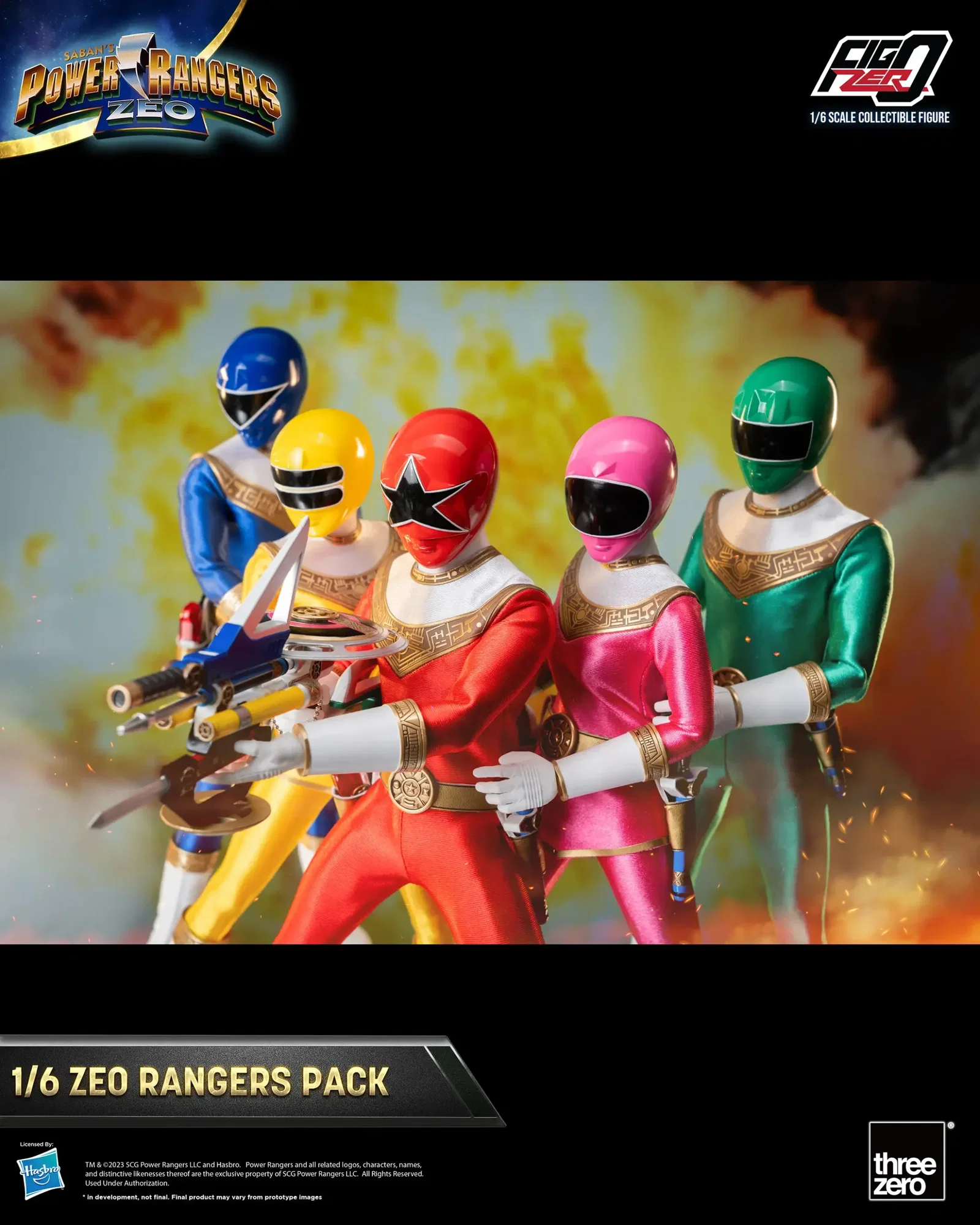 Power Rangers Zeo FigZero 1/6 Zeo Power Rangers Pack image 9