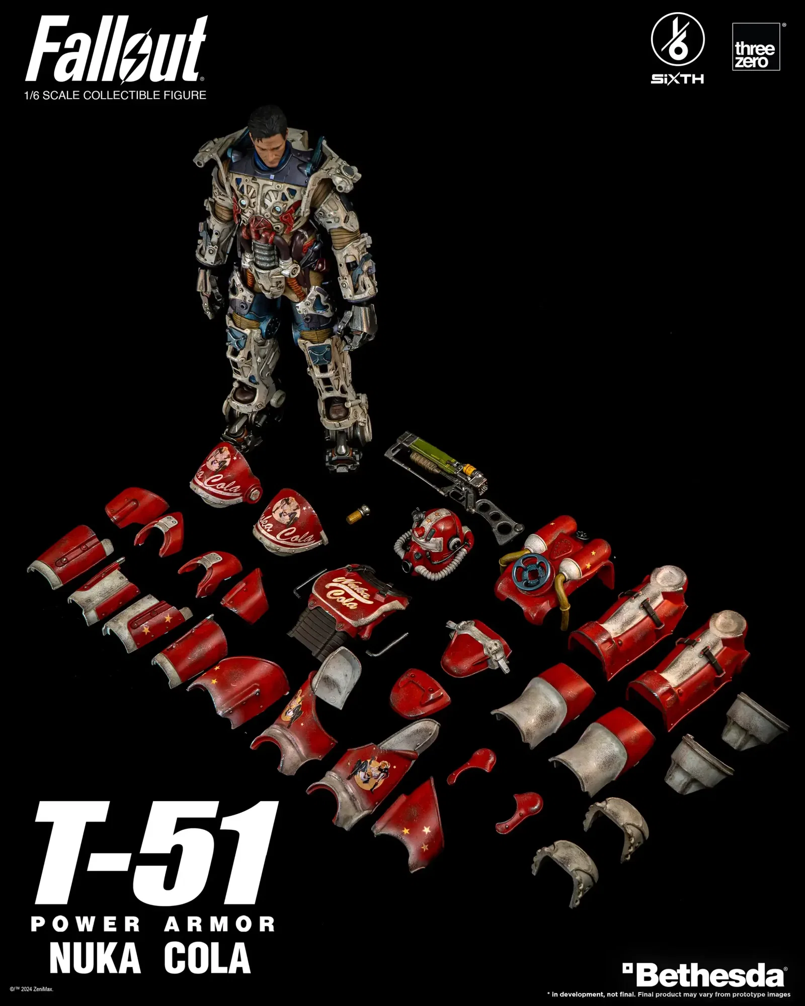 Fallout 1/6 T-51 Nuka Cola Power Armor image 8