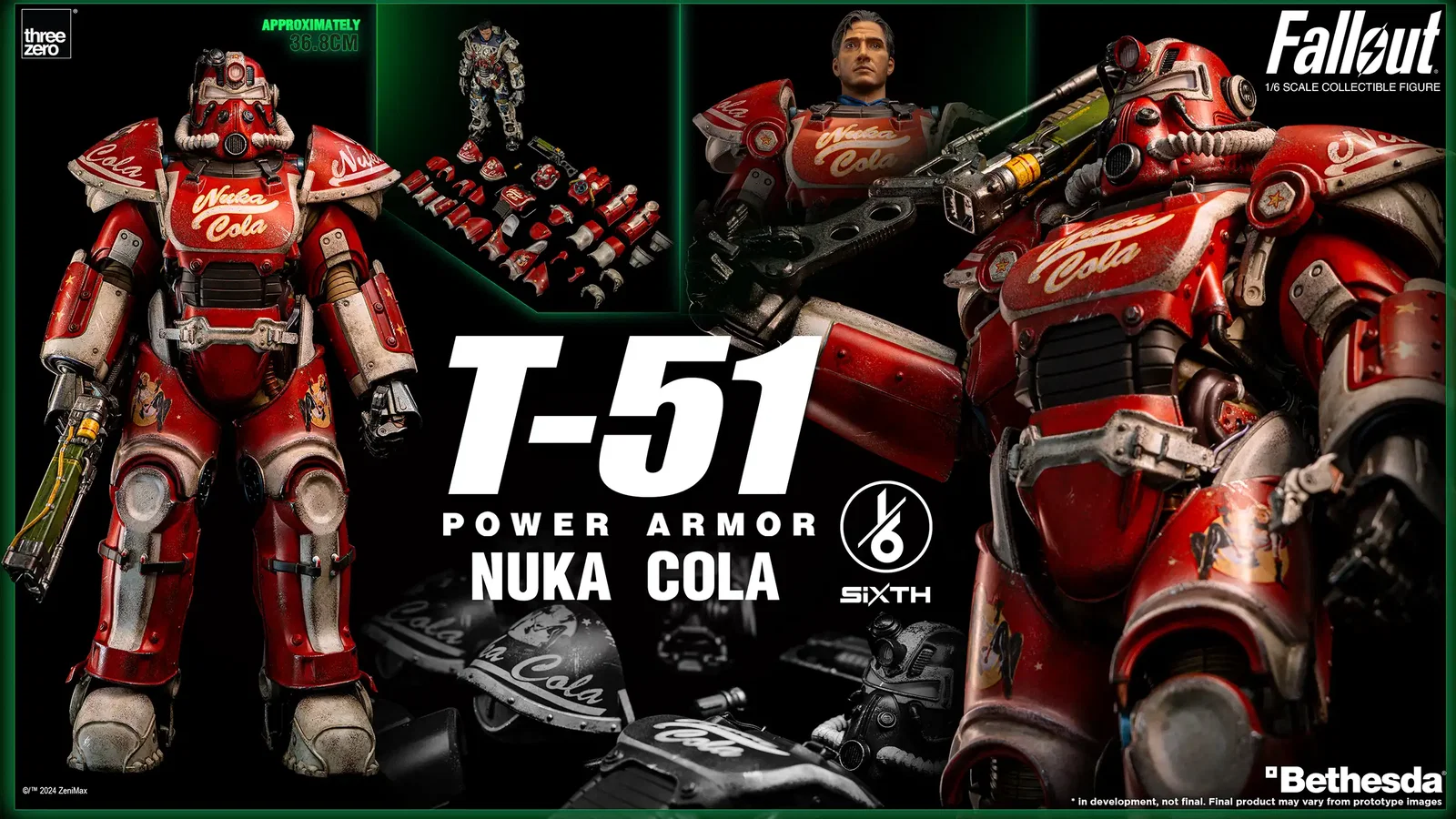 Fallout 1/6 T-51 Nuka Cola Power Armor image 9