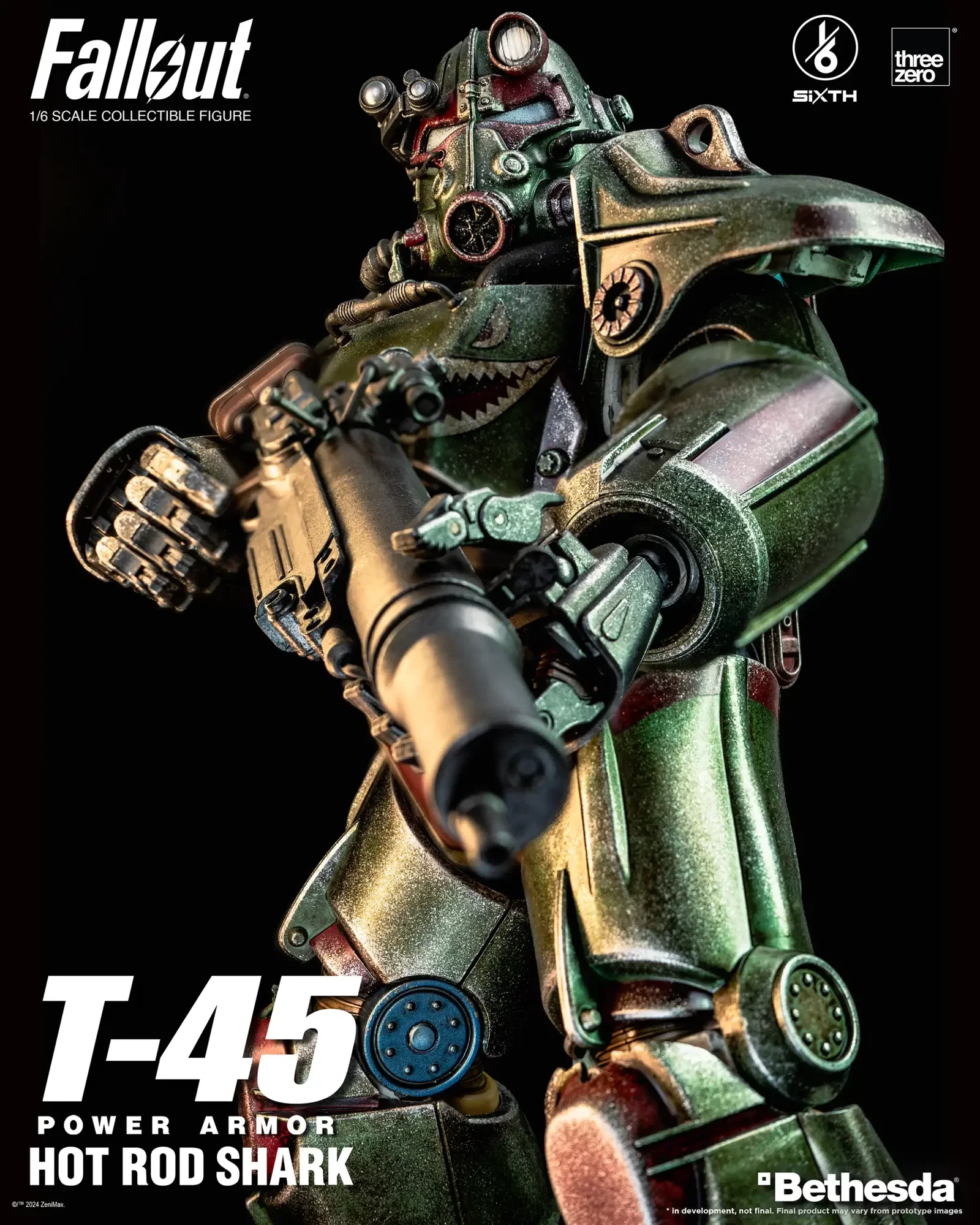 Fallout 1/6 T-45 Hot Rod Shark Power Armor image 10