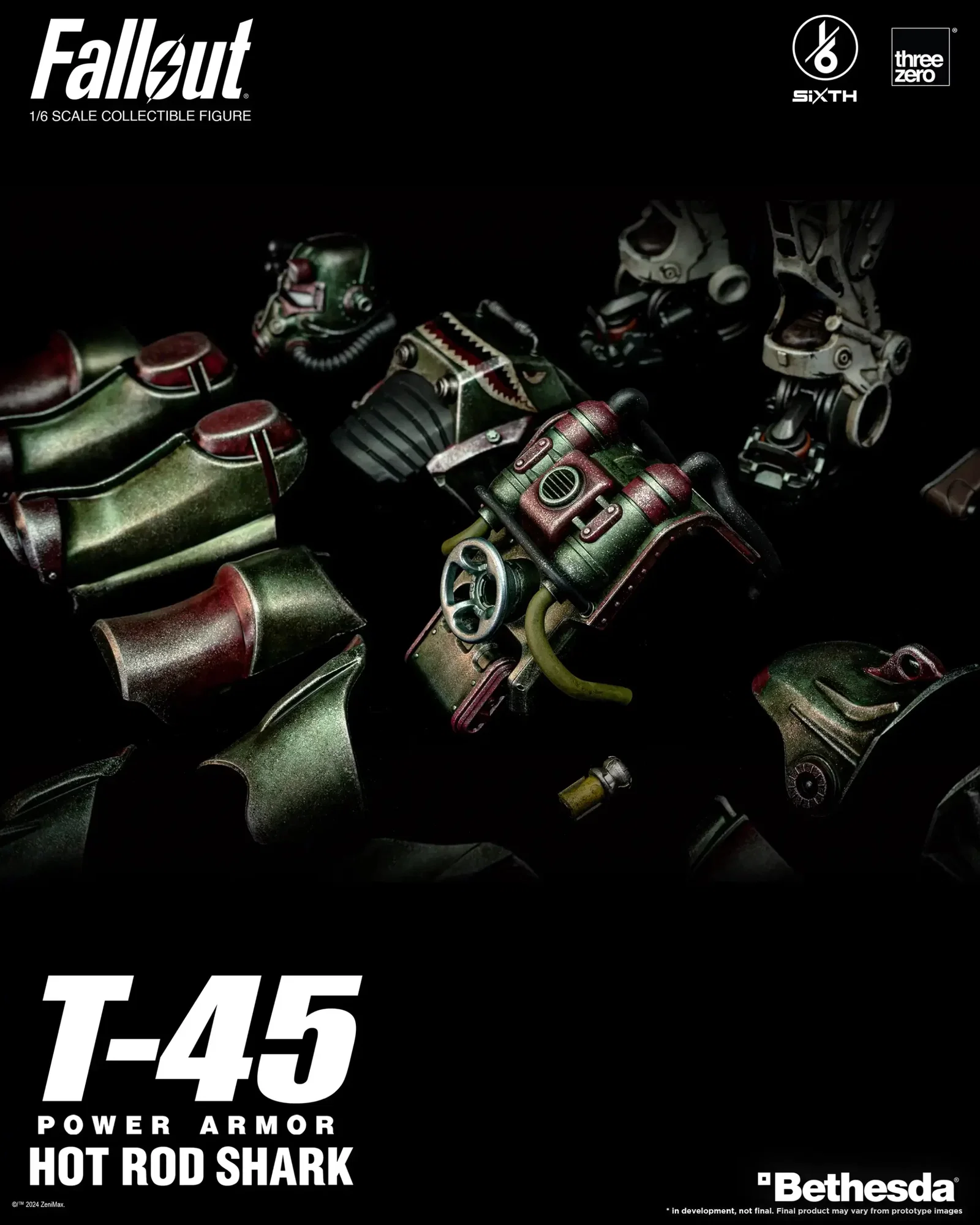 Fallout 1/6 T-45 Hot Rod Shark Power Armor image 3
