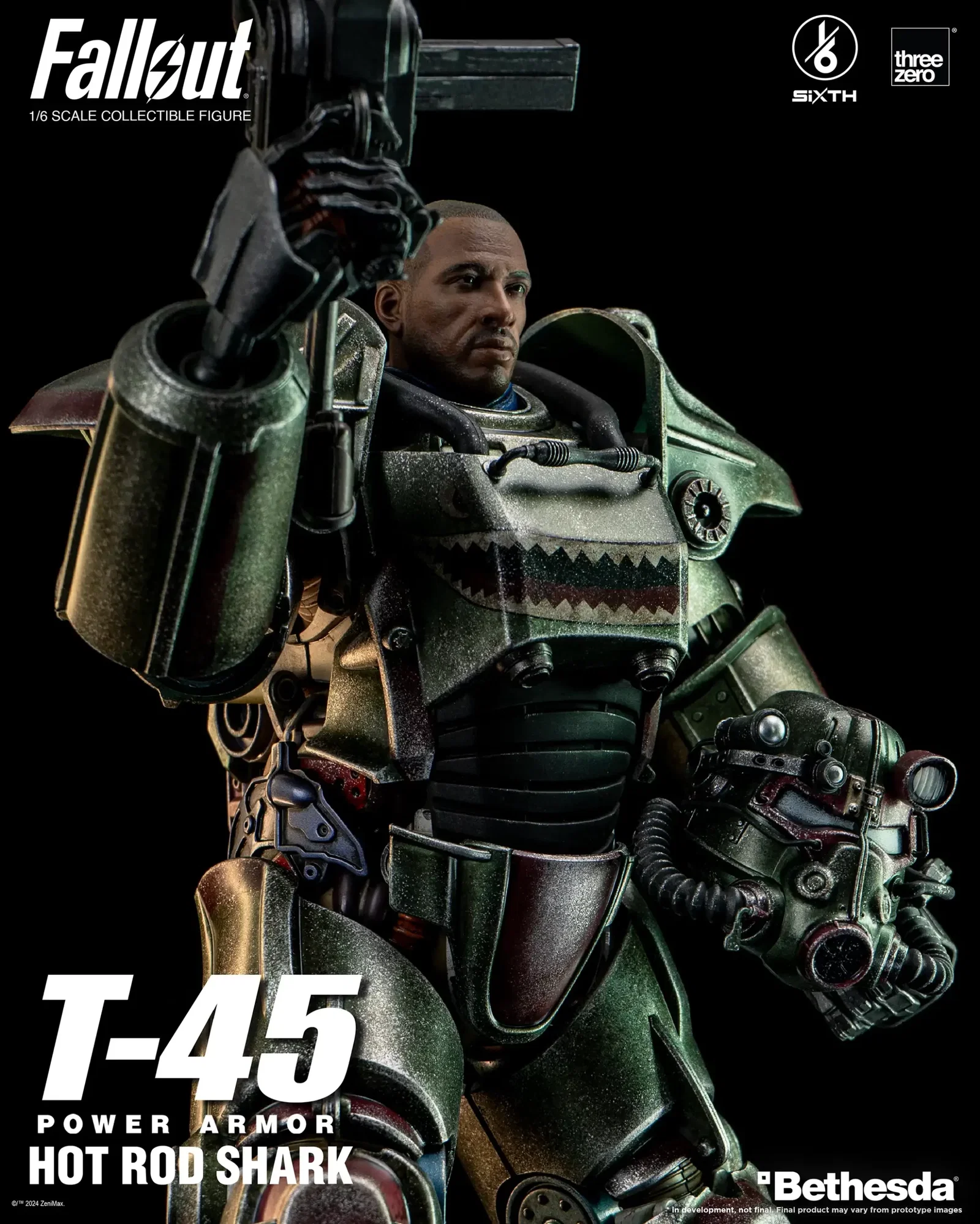 Fallout 1/6 T-45 Hot Rod Shark Power Armor image 6