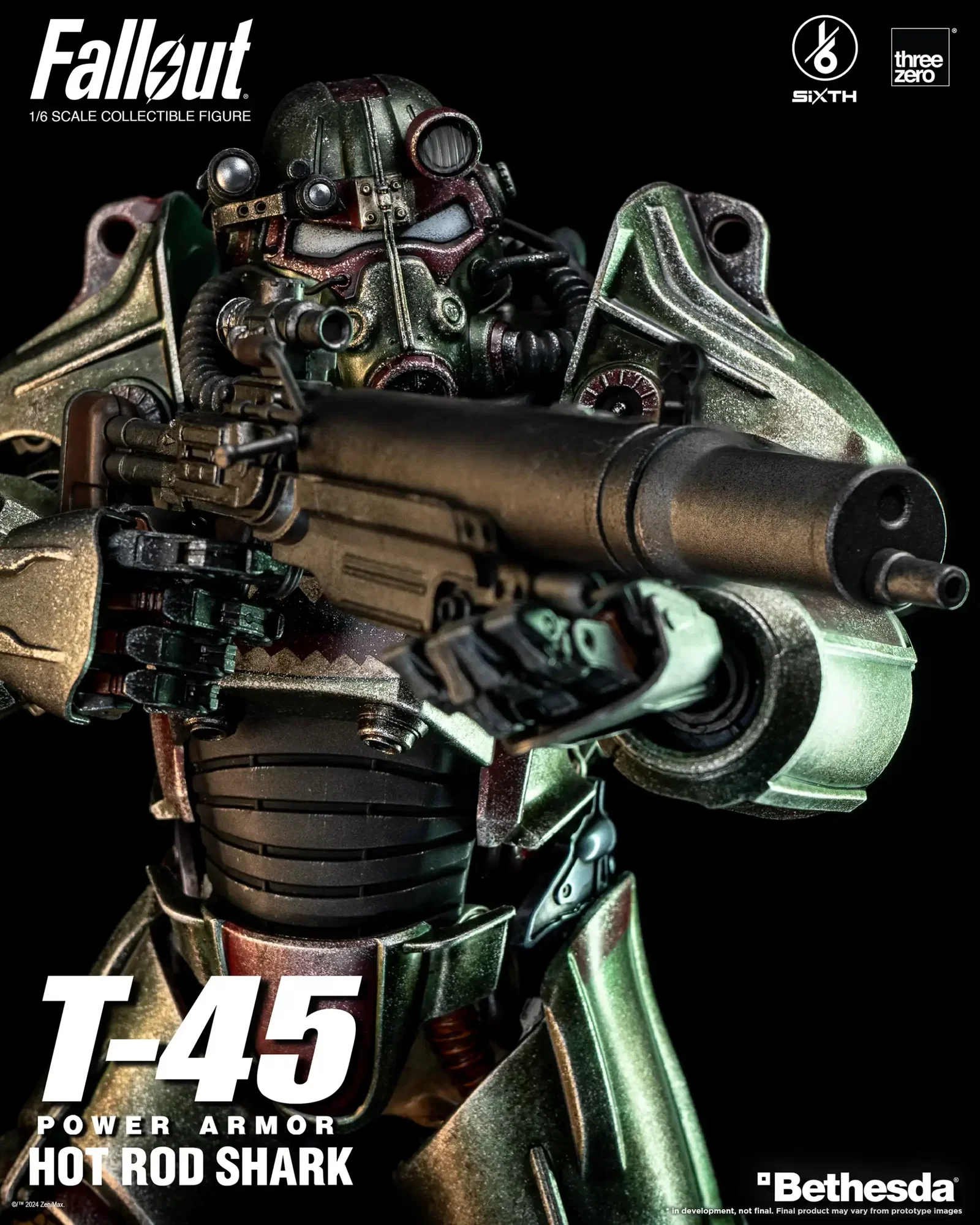 Fallout 1/6 T-45 Hot Rod Shark Power Armor image 9