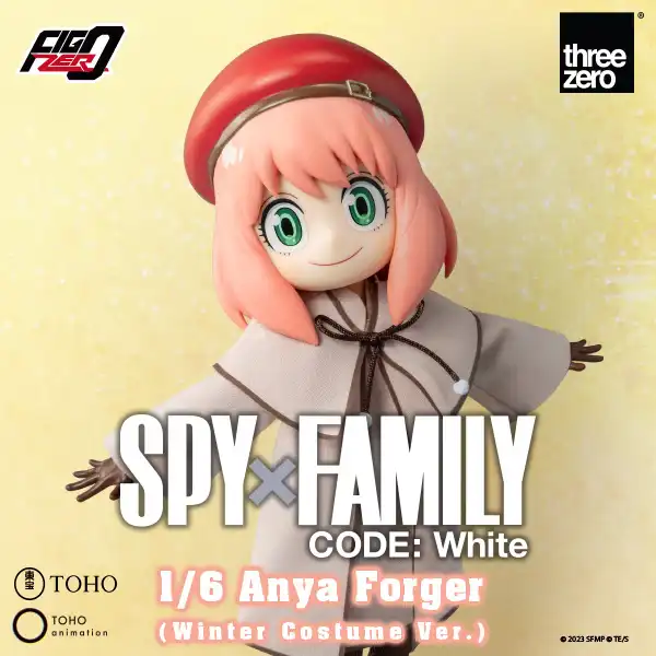 SPY×FAMILY CODE: White FigZero 1/6 Anya Forger (Winter Costume Ver.) image 1