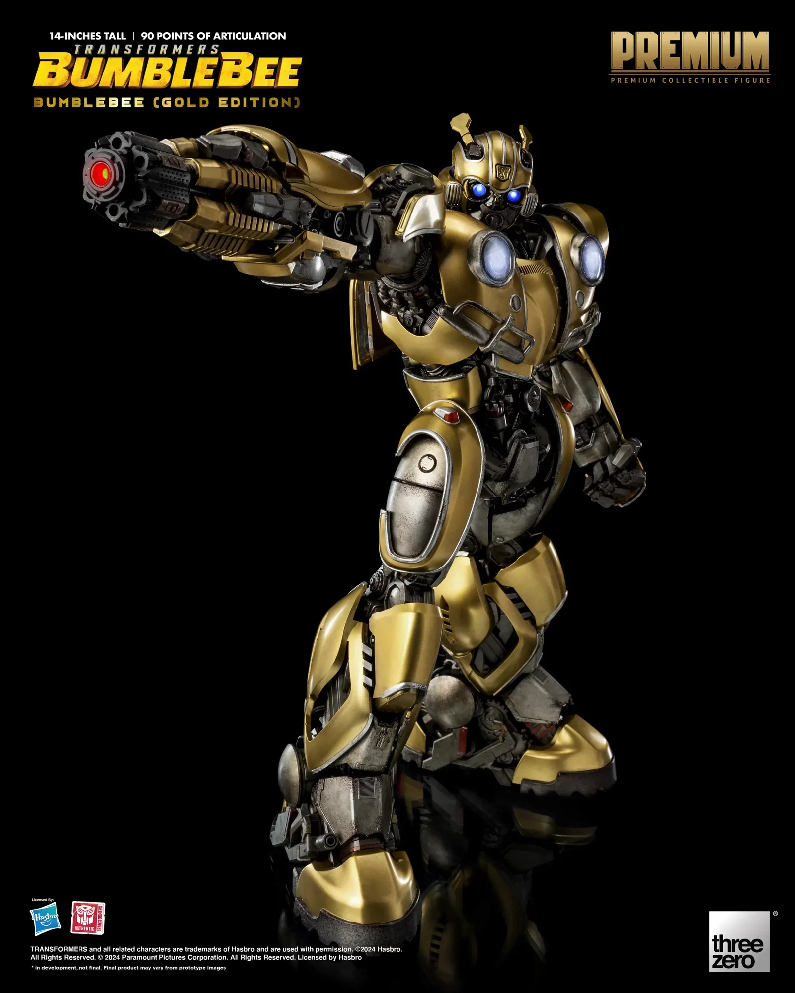 Transformers: Bumblebee PREMIUM Bumblebee (Gold Edition) image 3