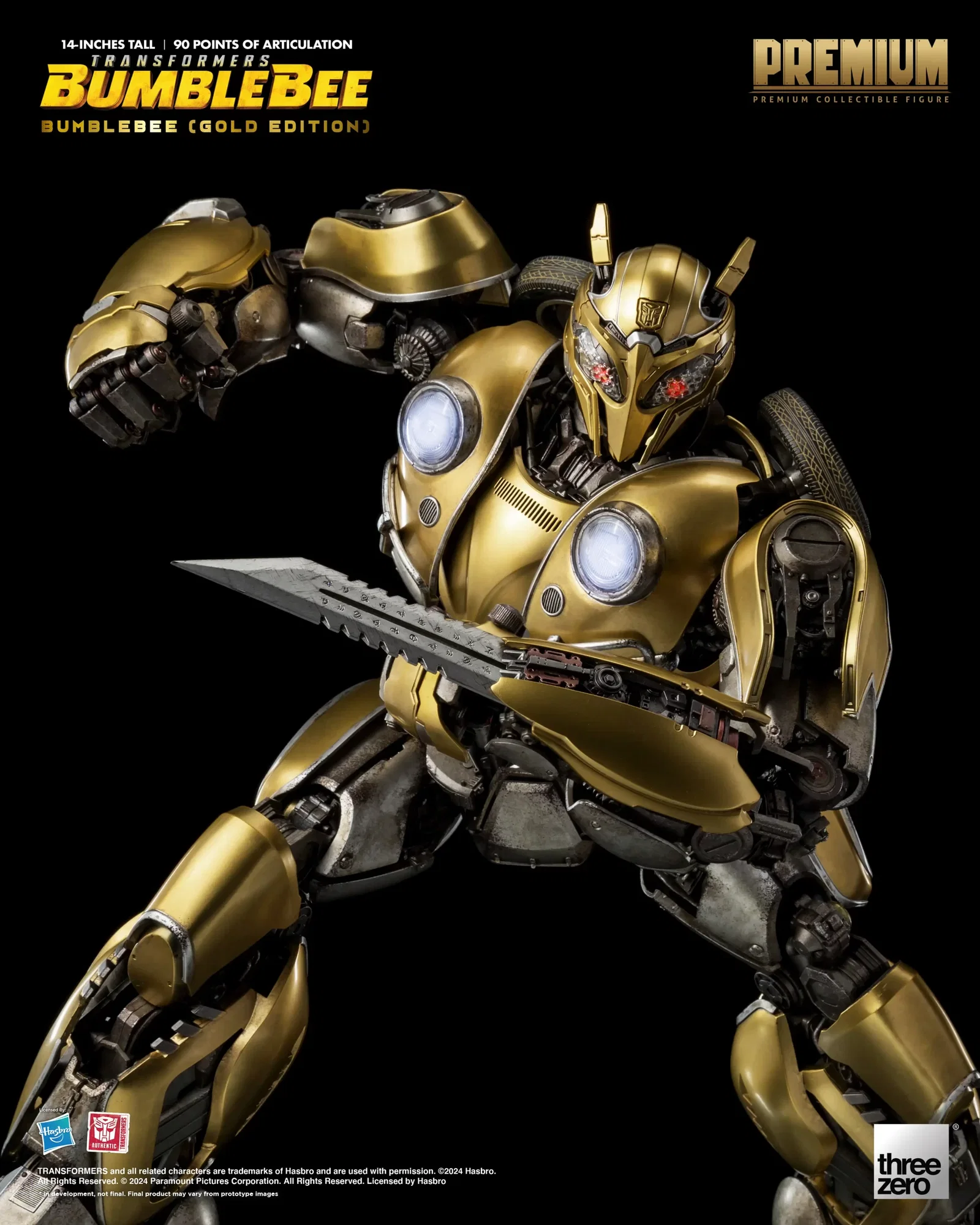 Transformers: Bumblebee PREMIUM Bumblebee (Gold Edition) image 5