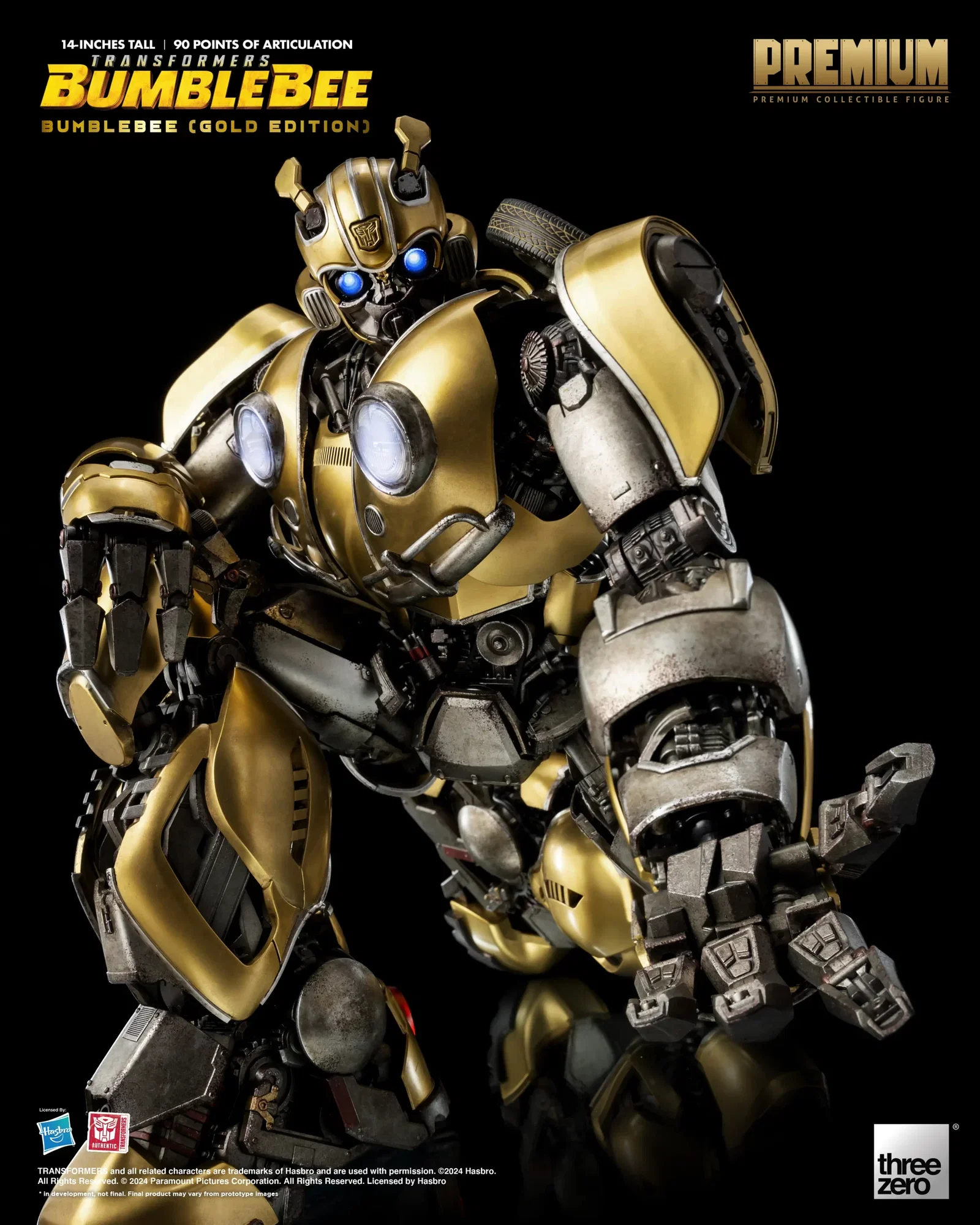 Transformers: Bumblebee PREMIUM Bumblebee (Gold Edition) image 6