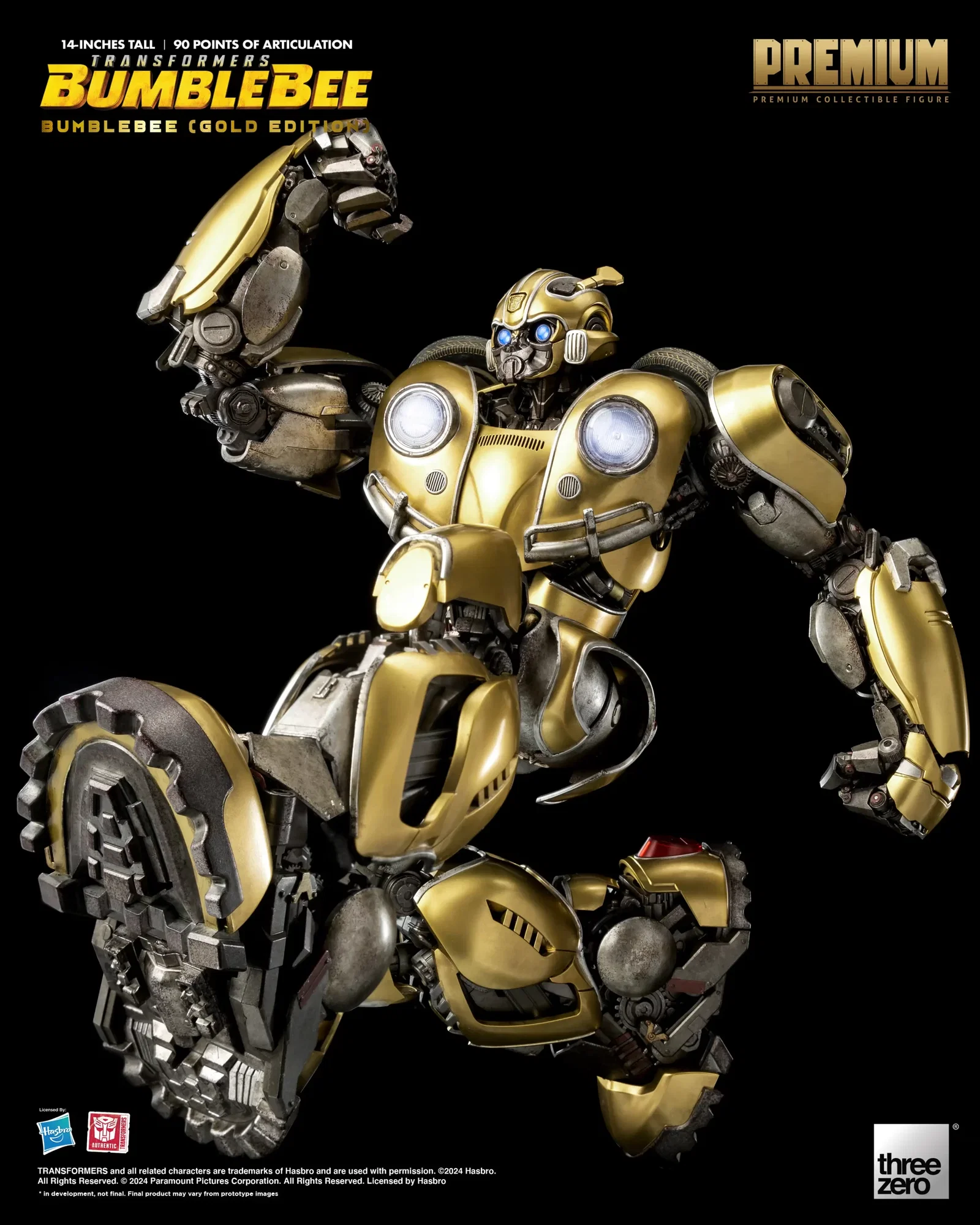 Transformers: Bumblebee PREMIUM Bumblebee (Gold Edition) image 8