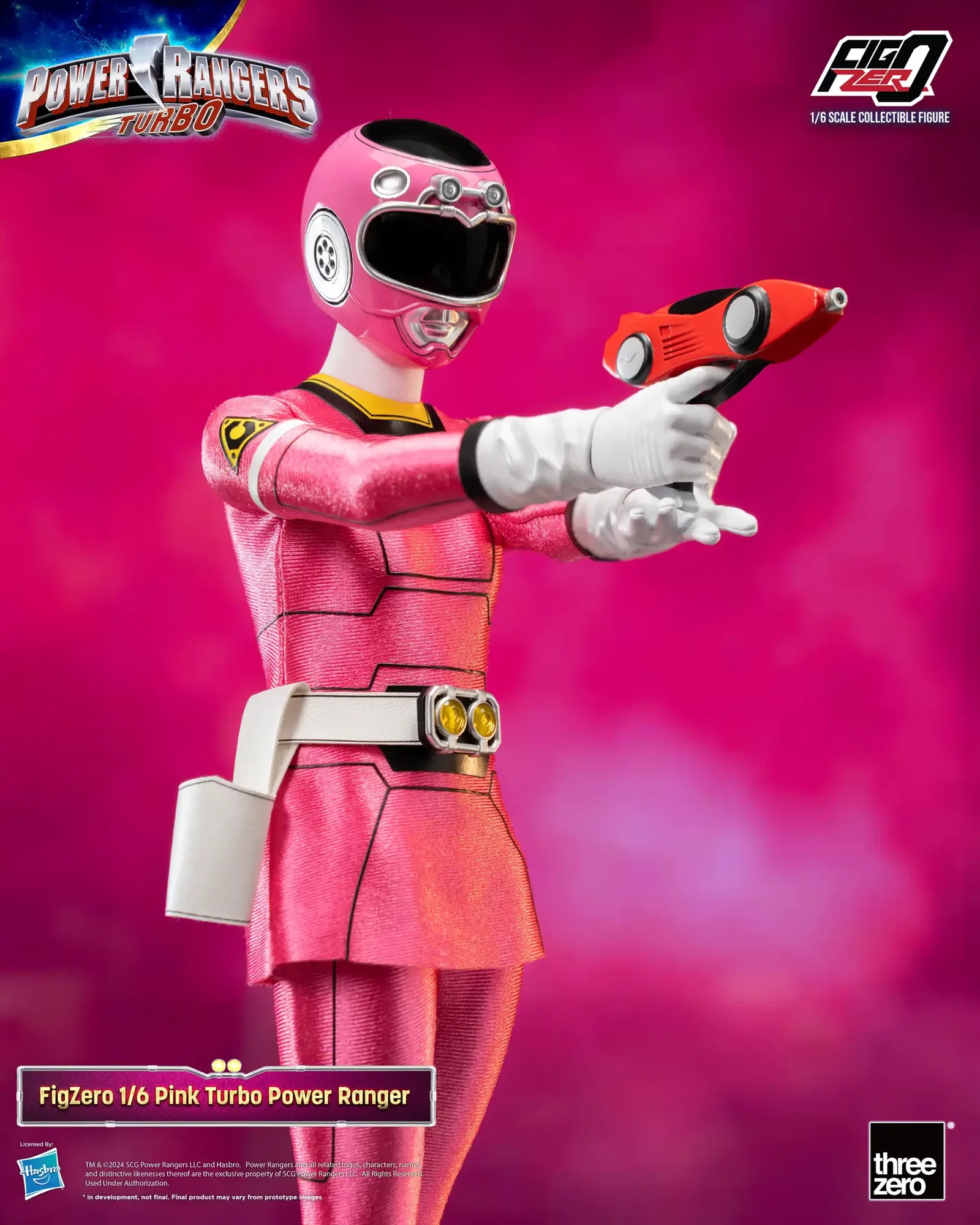 Power Rangers Turbo FigZero 1/6 Pink Turbo Power Ranger image 4