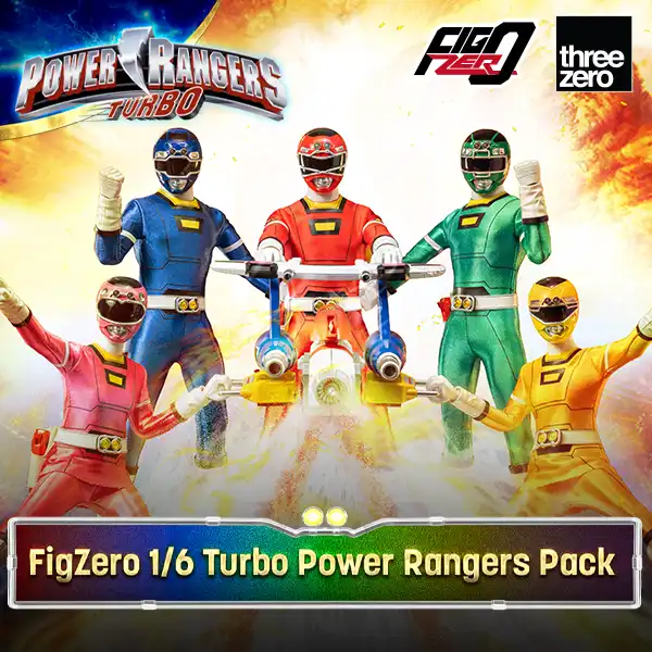 Power Rangers Turbo FigZero 1/6 Turbo Power Rangers Pack image 1