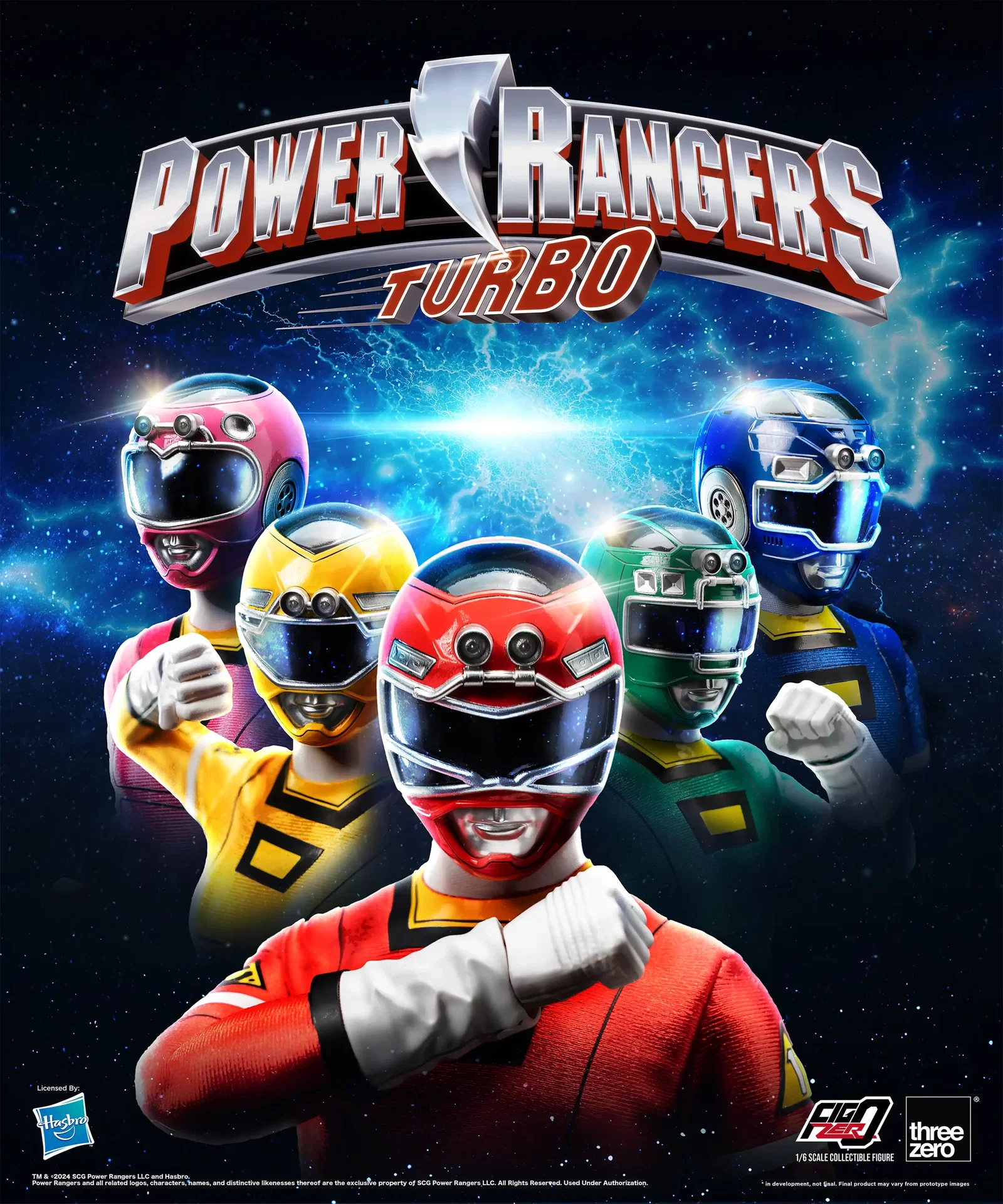 Power Rangers Turbo FigZero 1/6 Turbo Power Rangers Pack image 4