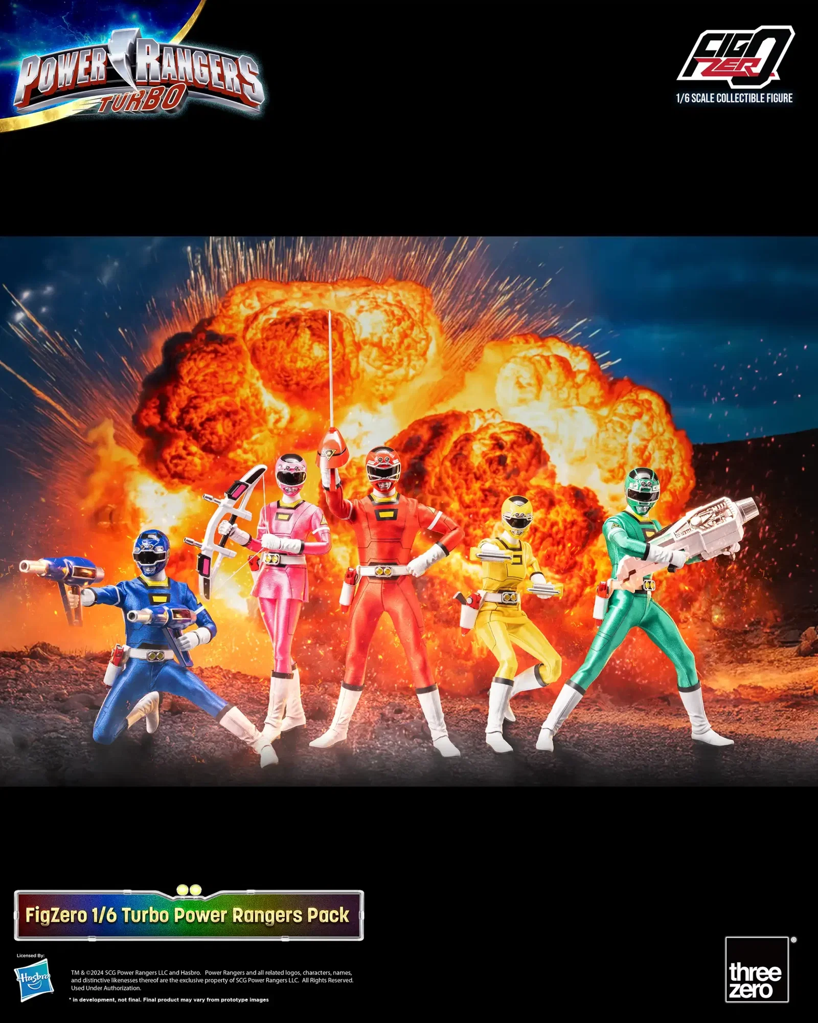 Power Rangers Turbo FigZero 1/6 Turbo Power Rangers Pack image 8