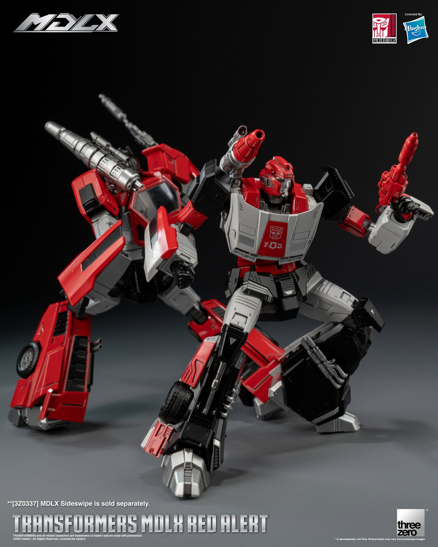 Transformers MDLX Red Alert image 3