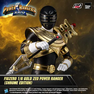 Power Rangers Zeo FigZero 1/6 Gold Zeo Power Ranger (Chrome Edition)