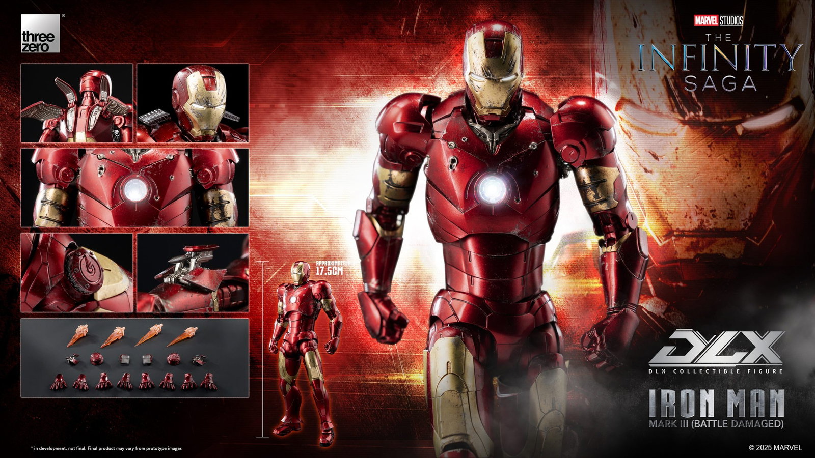 Marvel Studios: The Infinity Saga DLX Iron Man Mark 3 (Battle Damaged) image 2