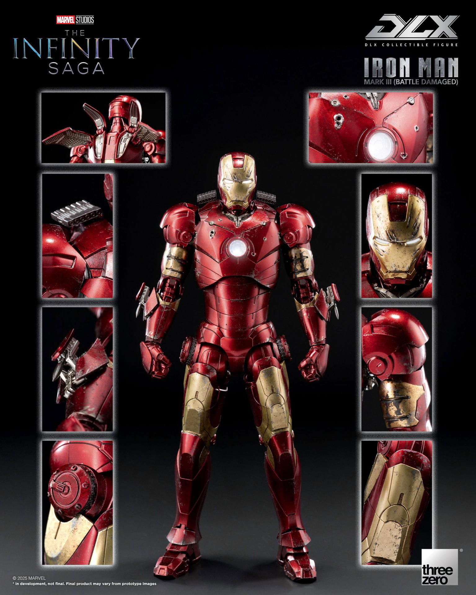 Marvel Studios: The Infinity Saga DLX Iron Man Mark 3 (Battle Damaged) image 3