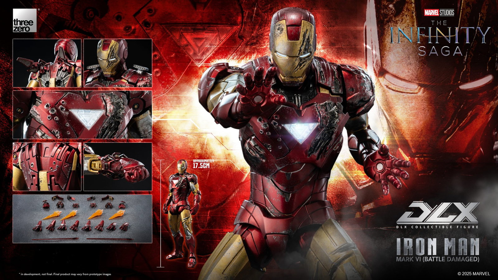 Marvel Studios: The Infinity Saga DLX Iron Man Mark 6 (Battle Damaged) image 2