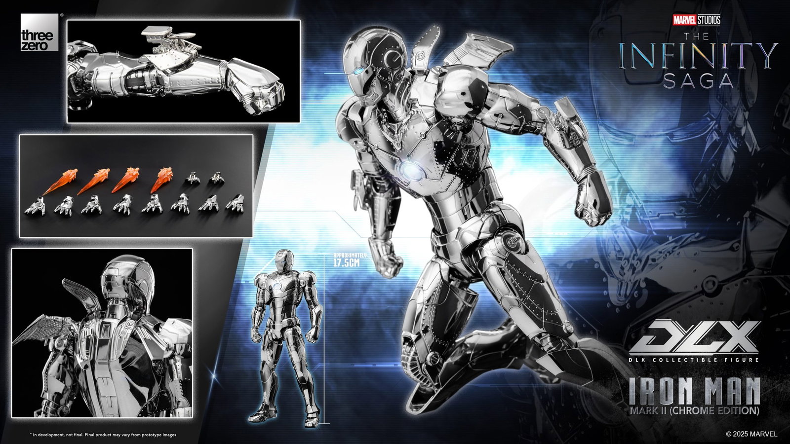 Marvel Studios: The Infinity Saga DLX Iron Man Mark 2 (Chrome Edition) image 2