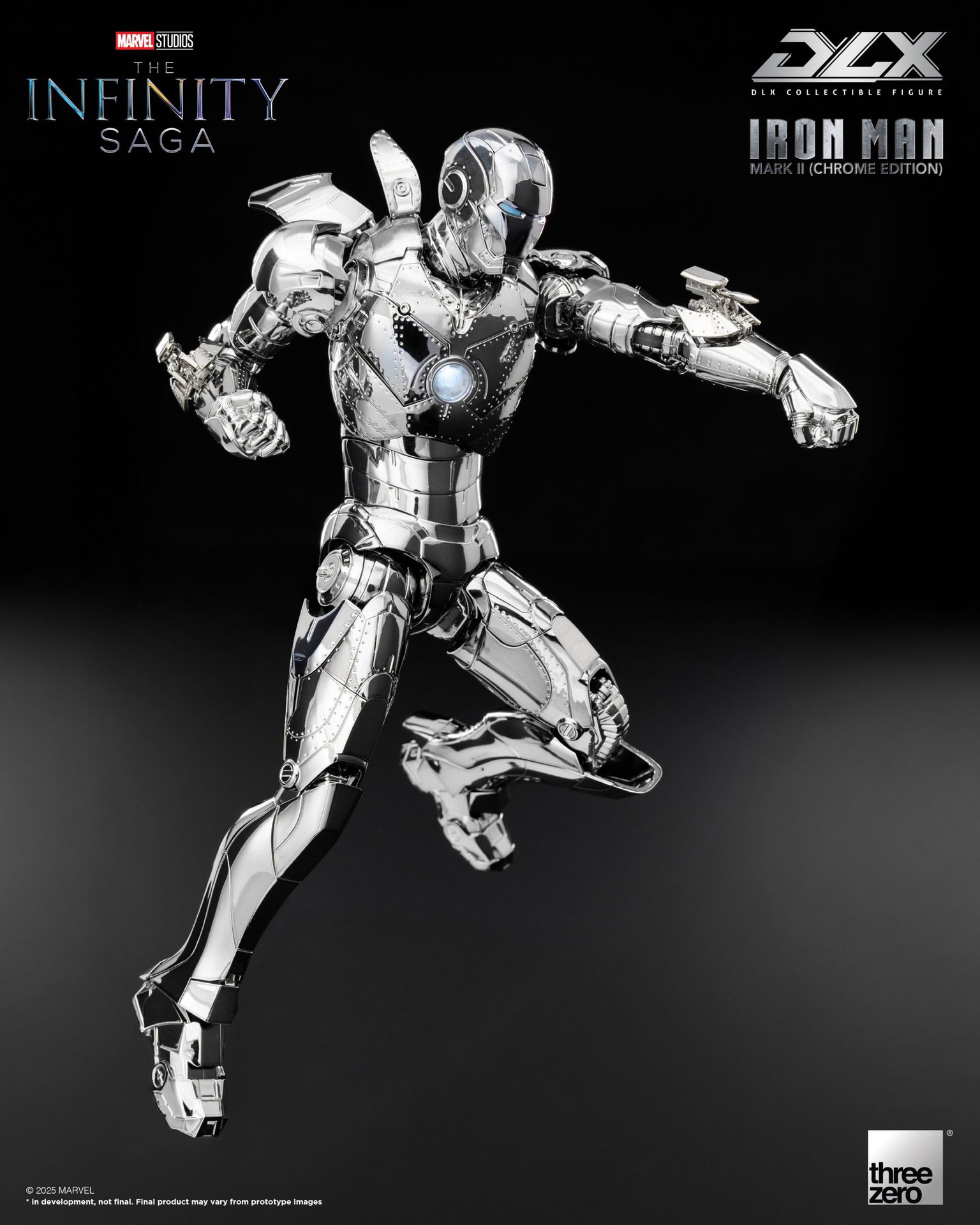 Marvel Studios: The Infinity Saga DLX Iron Man Mark 2 (Chrome Edition) image 4