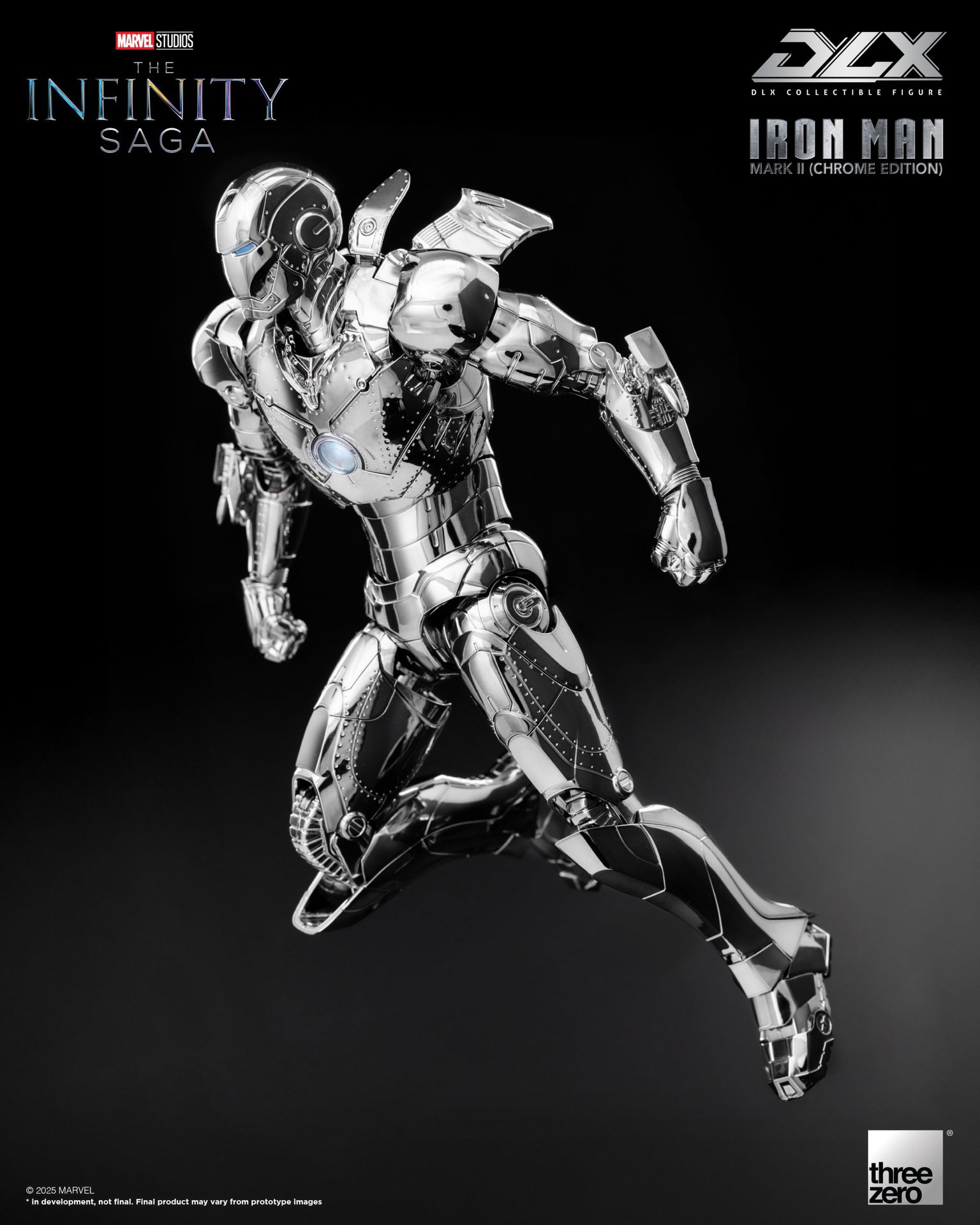 Marvel Studios: The Infinity Saga DLX Iron Man Mark 2 (Chrome Edition) image 5