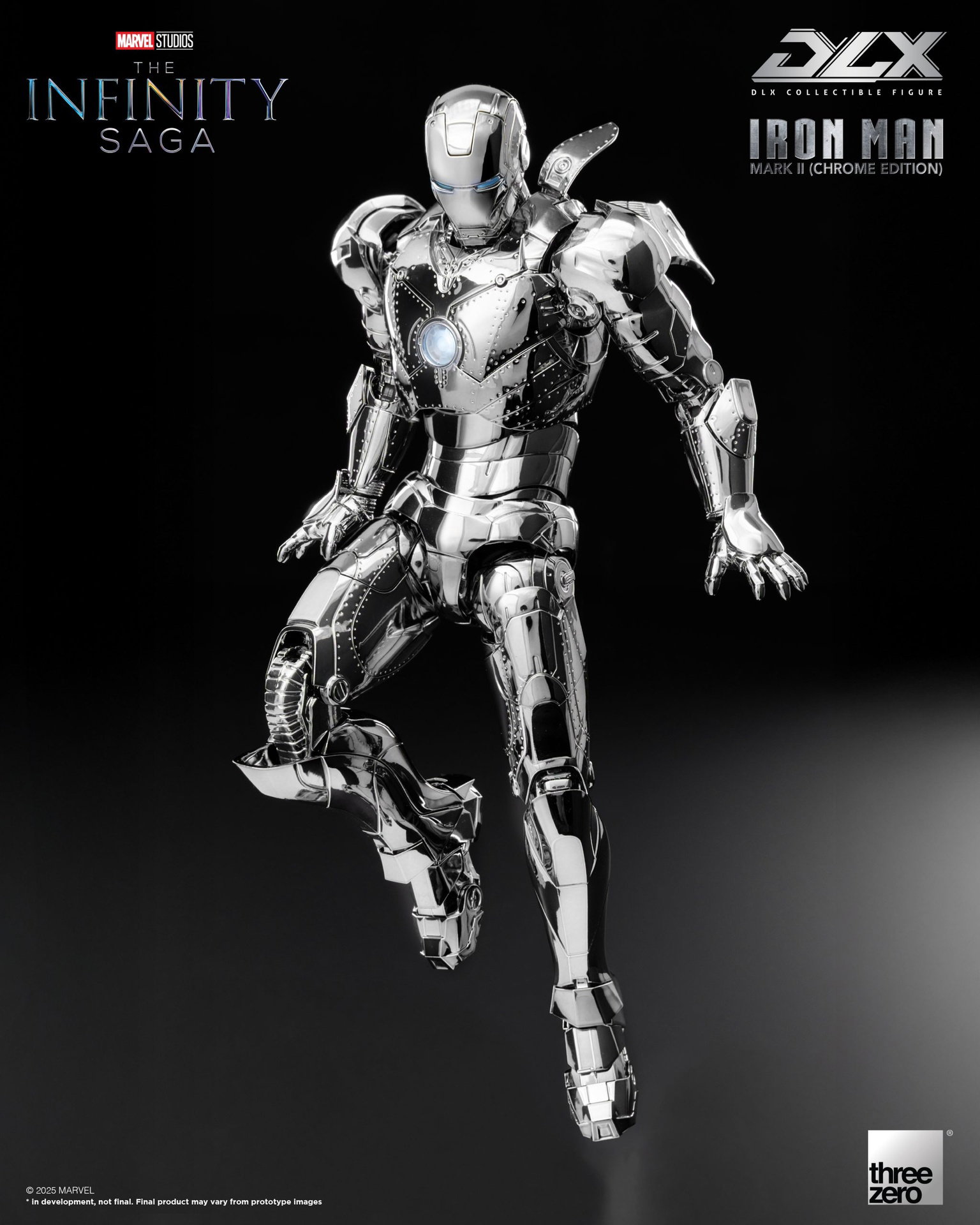 Marvel Studios: The Infinity Saga DLX Iron Man Mark 2 (Chrome Edition) image 8