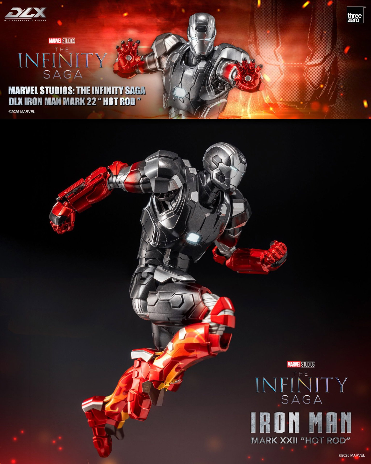 Marvel Studios: The Infinity Saga DLX Iron Man Mark 22 "Hot Rod" image 5