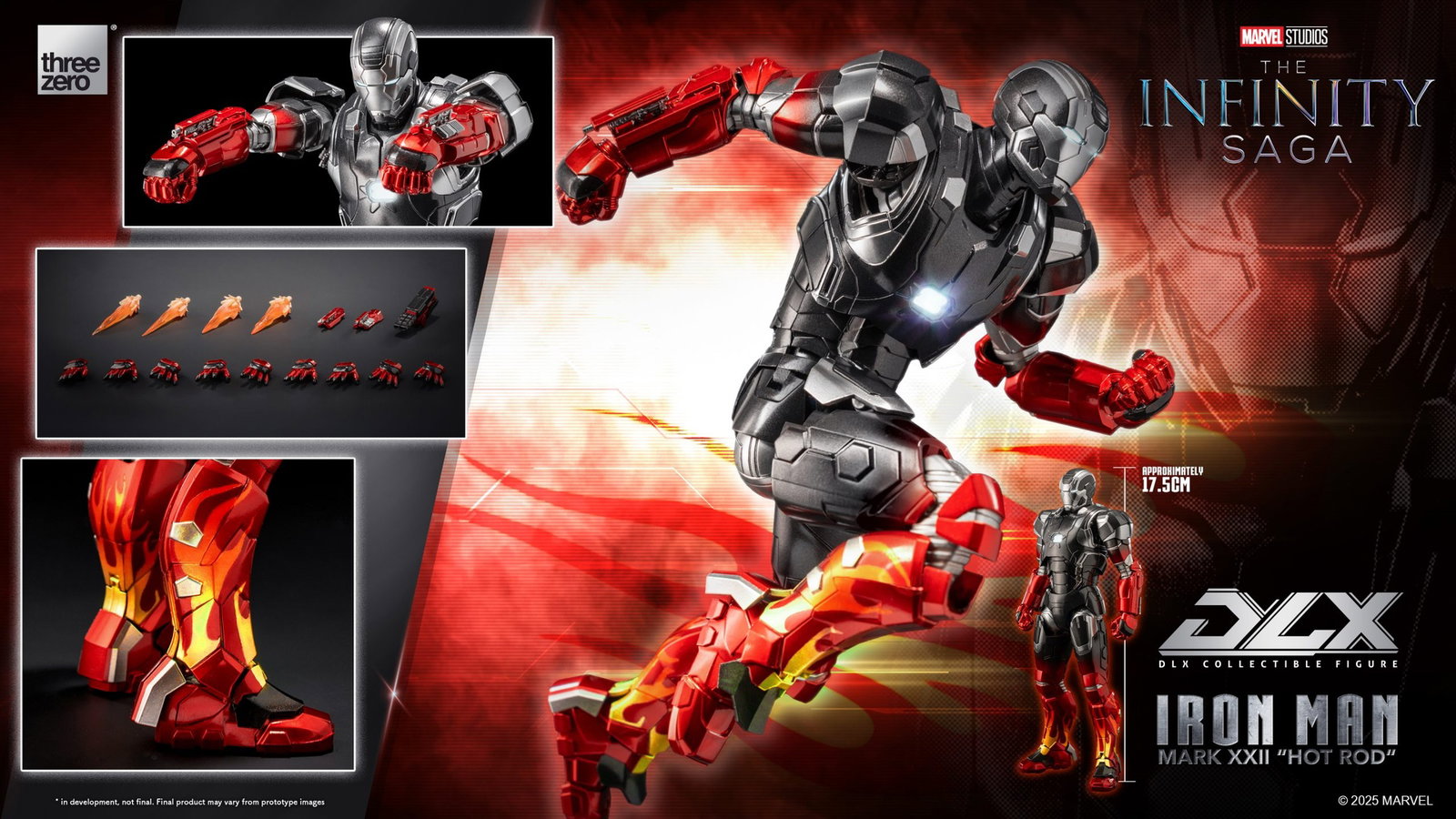 Marvel Studios: The Infinity Saga DLX Iron Man Mark 22 "Hot Rod" image 6