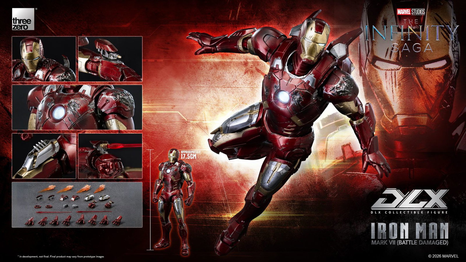 Marvel Studios: The Infinity Saga DLX Iron Man Mark 7 (Battle Damaged) image 2
