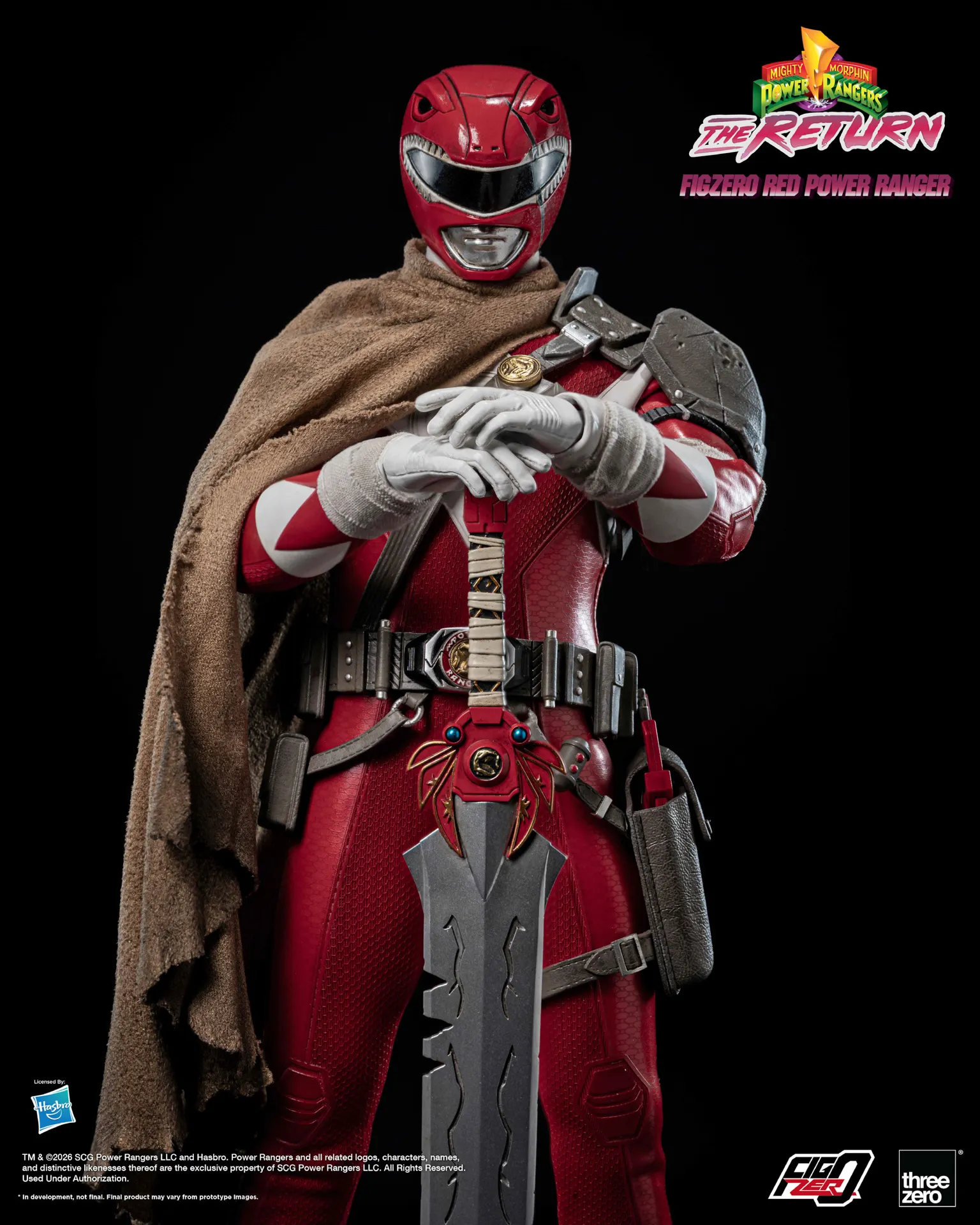 Mighty Morphin Power Rangers: The Return FigZero 1/6 Red Power Ranger image 10
