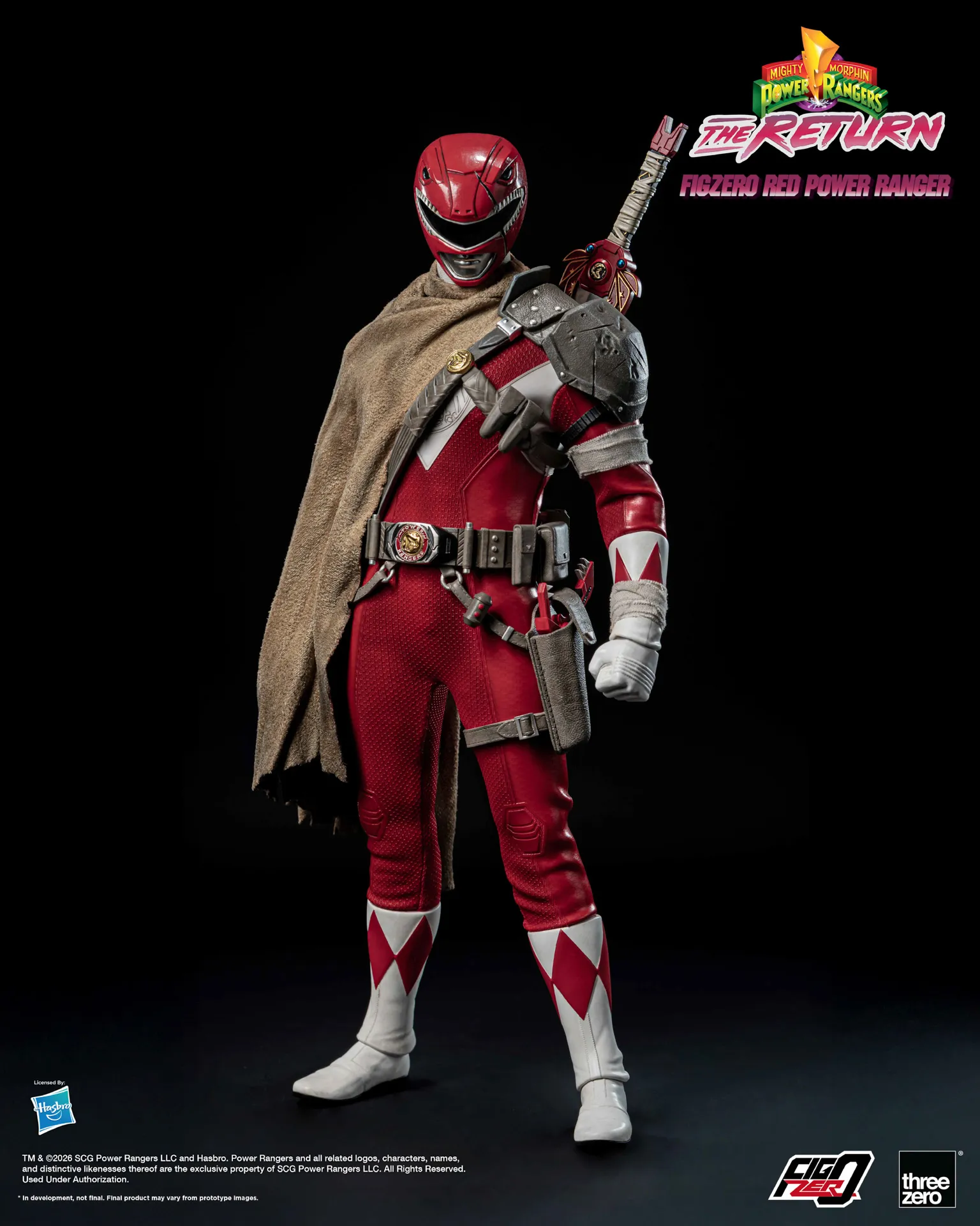 Mighty Morphin Power Rangers: The Return FigZero 1/6 Red Power Ranger image 3