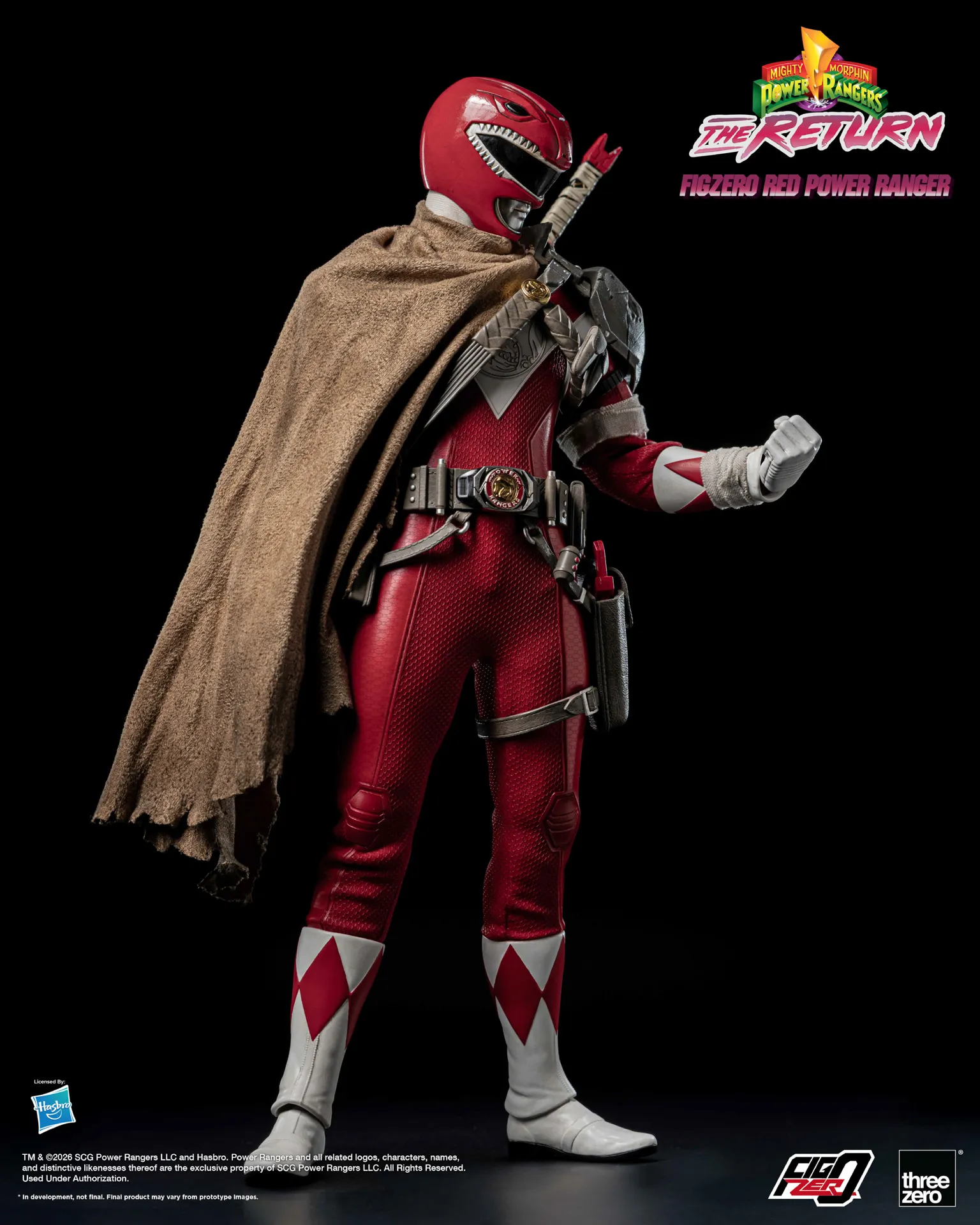 Mighty Morphin Power Rangers: The Return FigZero 1/6 Red Power Ranger image 6