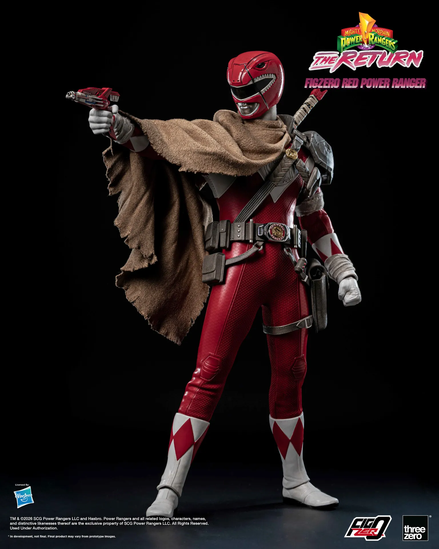 Mighty Morphin Power Rangers: The Return FigZero 1/6 Red Power Ranger image 9