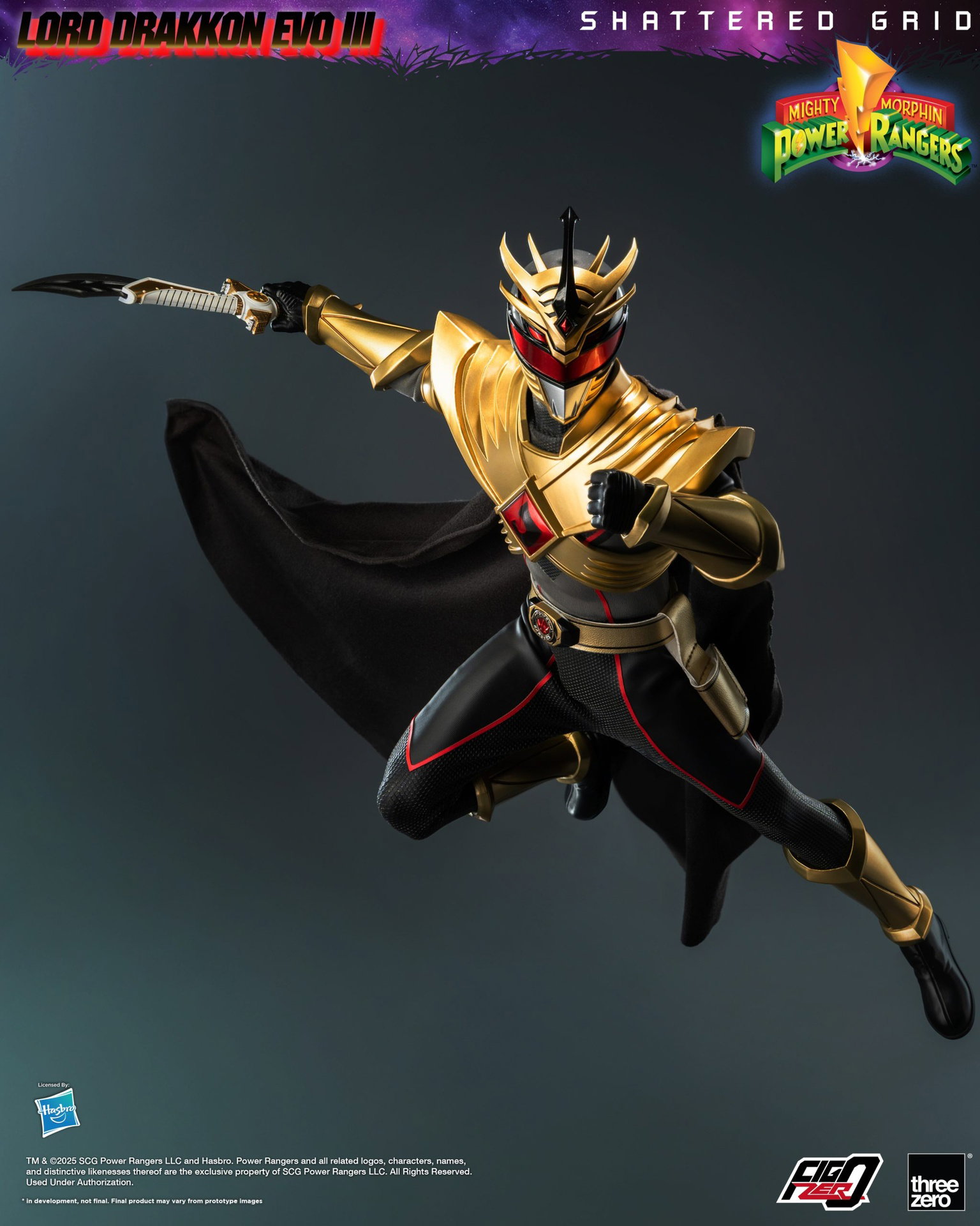 Mighty Morphin Power Rangers: Shattered Grid FigZero 1/6 Lord Drakkon Evo III image 5