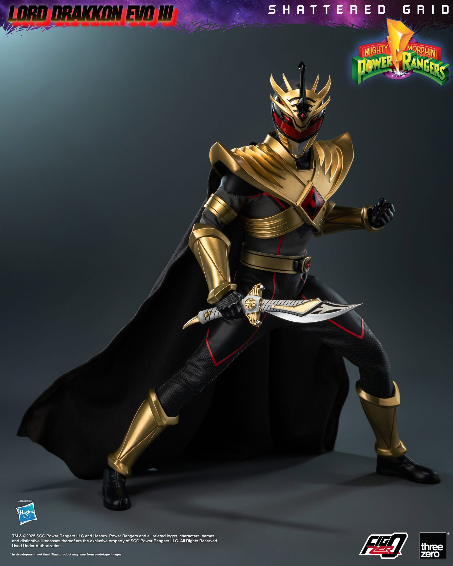 Mighty Morphin Power Rangers: Shattered Grid FigZero 1/6 Lord Drakkon Evo III image 6