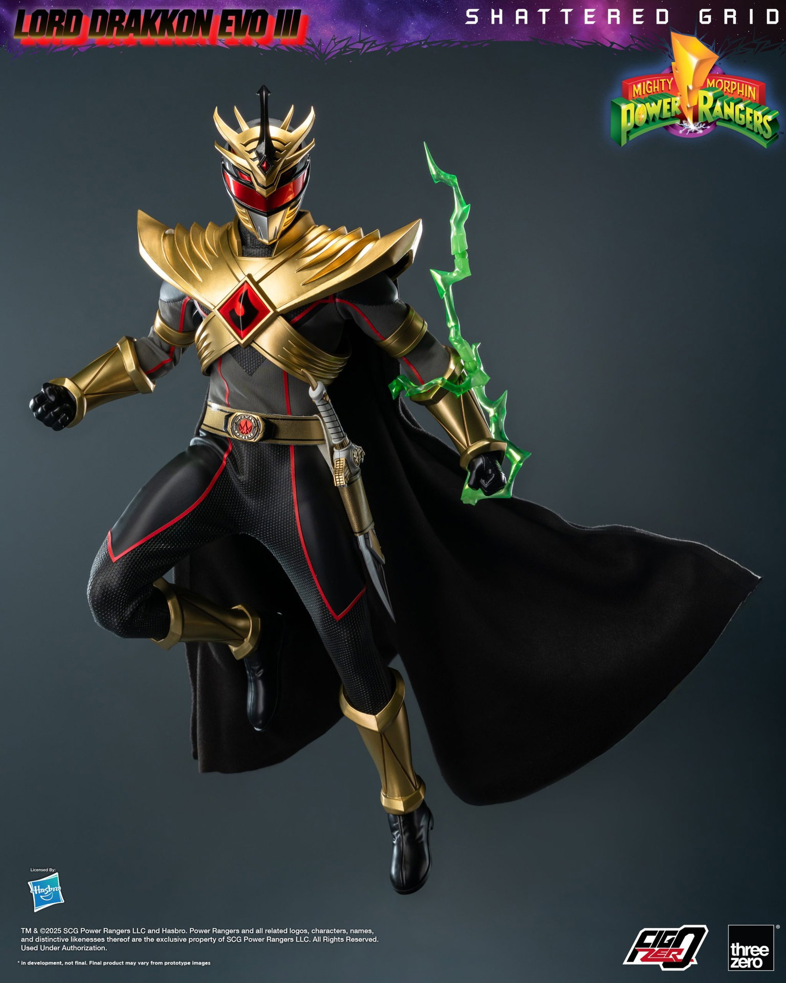 Mighty Morphin Power Rangers: Shattered Grid FigZero 1/6 Lord Drakkon Evo III image 7