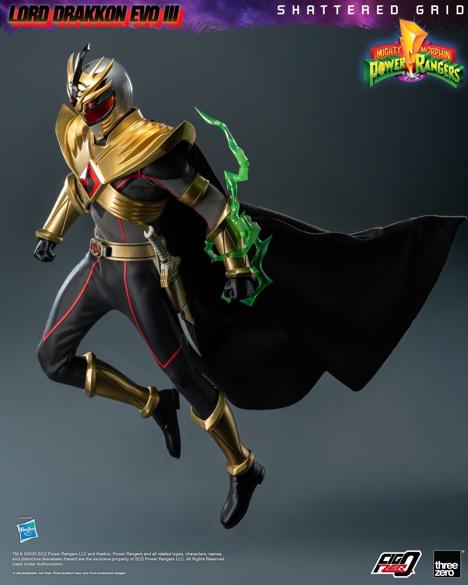Mighty Morphin Power Rangers: Shattered Grid FigZero 1/6 Lord Drakkon Evo III image 8