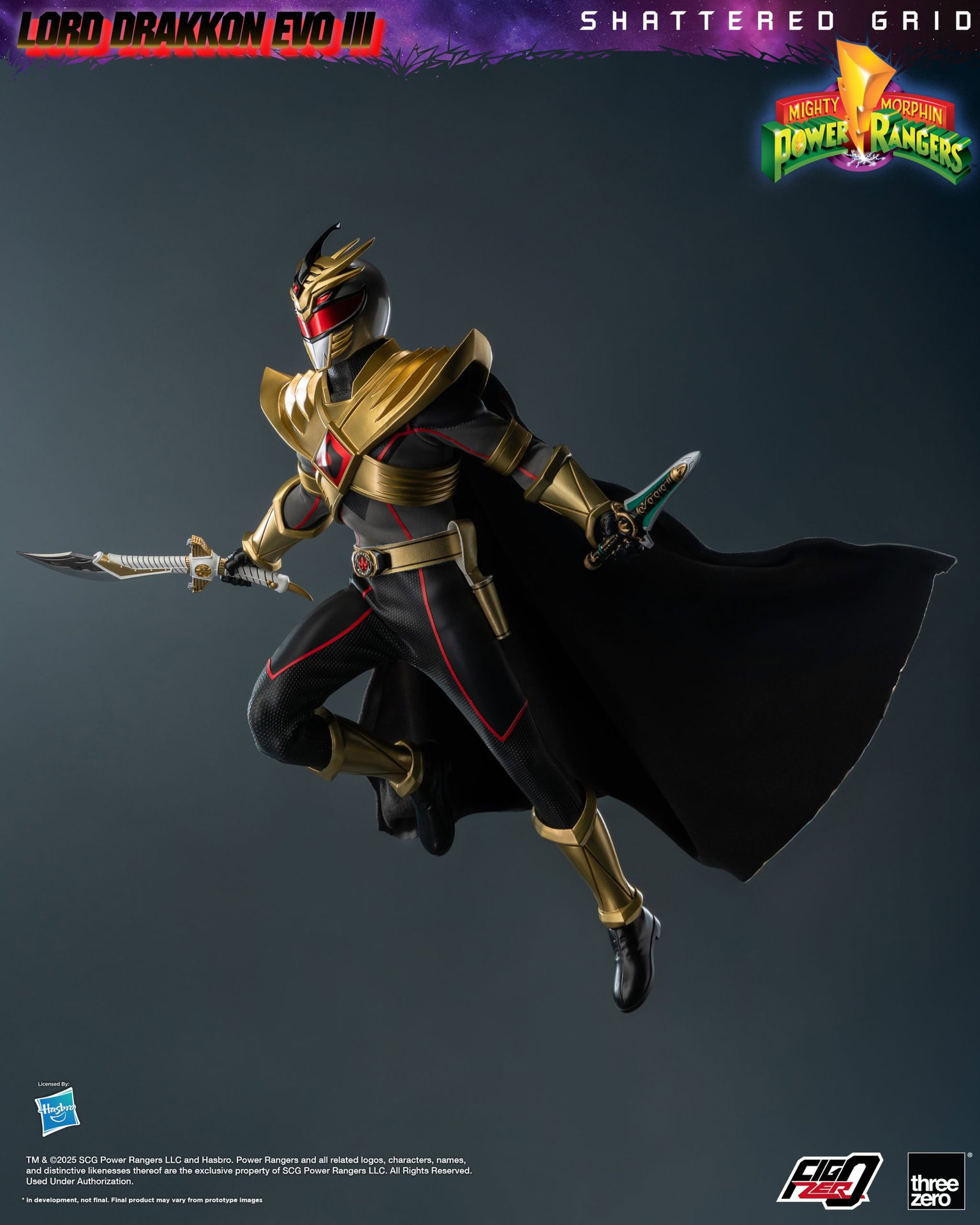 Mighty Morphin Power Rangers: Shattered Grid FigZero 1/6 Lord Drakkon Evo III image 9