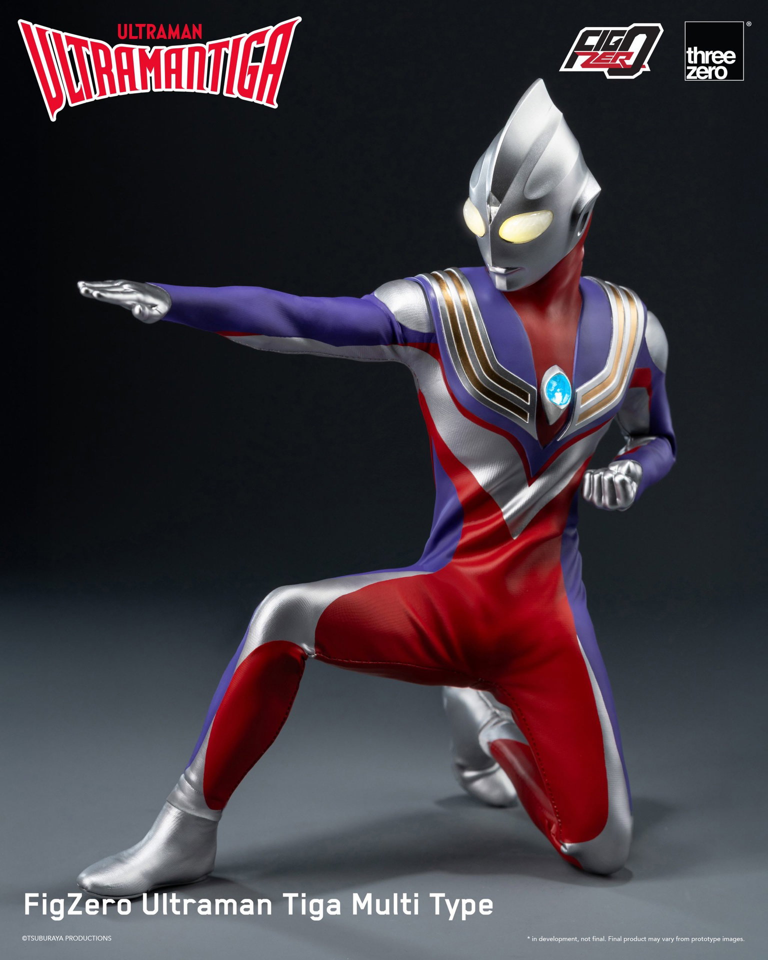 Ultraman Tiga FigZero Ultraman Tiga Multi Type (Special Edition) image 8