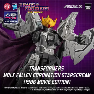 Transformers MDLX Fallen Coronation Starscream (1986 Movie Edition)