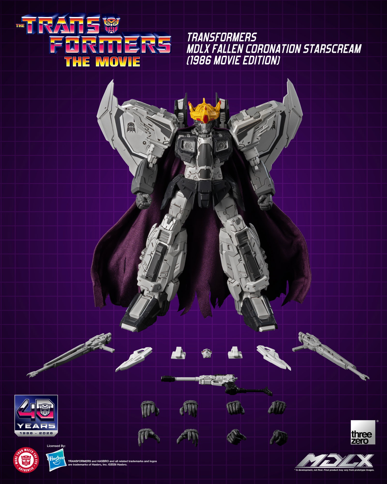 Transformers MDLX Fallen Coronation Starscream (1986 Movie Edition) image 2