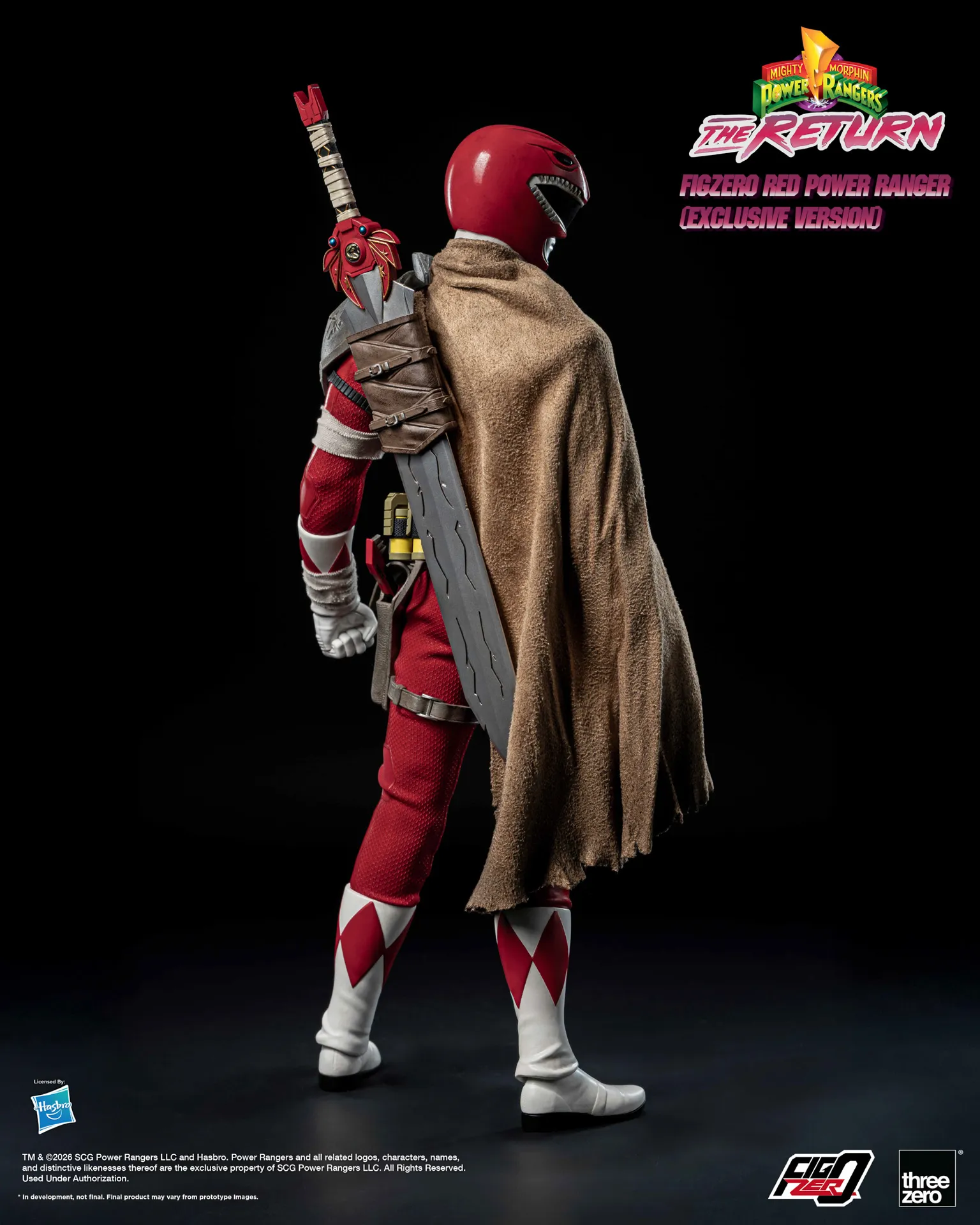 Mighty Morphin Power Rangers: The Return FigZero 1/6 Red Power Ranger (Exclusive Version) image 4